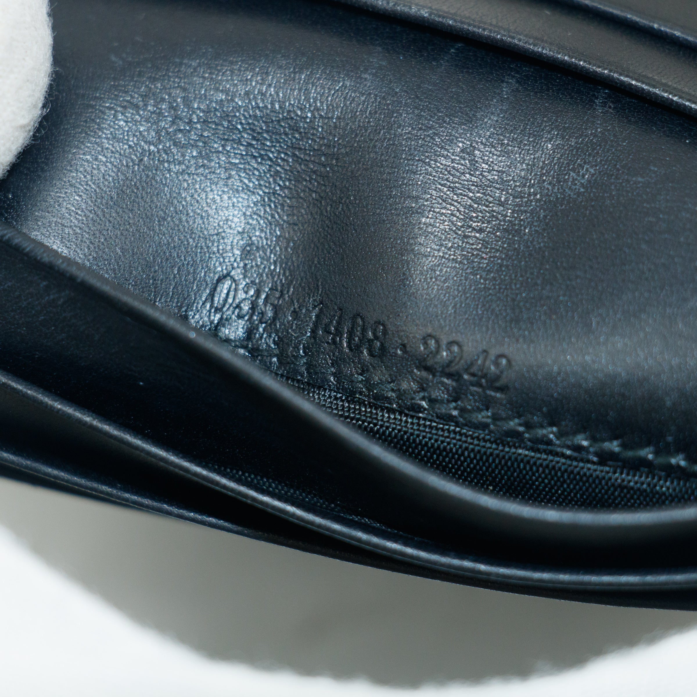 Gucci Black Leather Bifold Wallet w/ Silver Hardware #3398