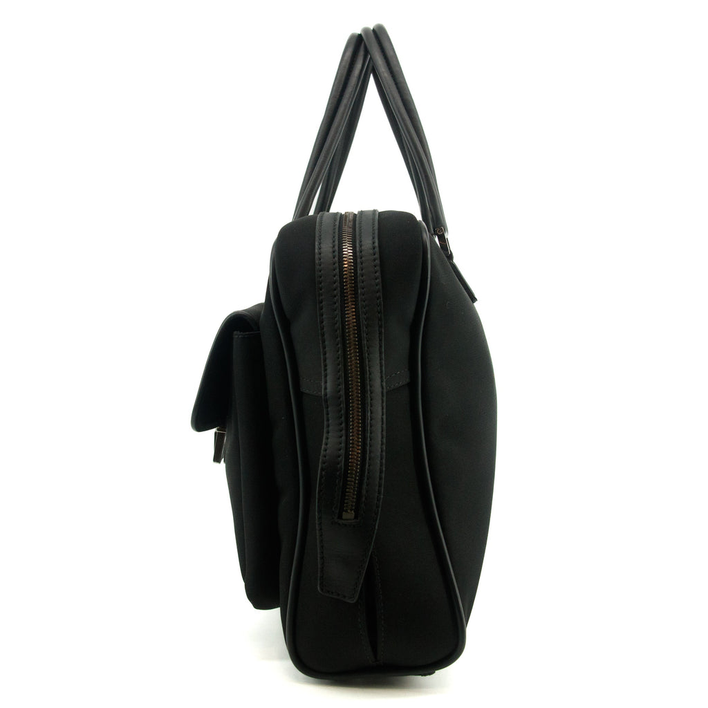 Gucci Black Canvas Breifcase Business Bag #3401