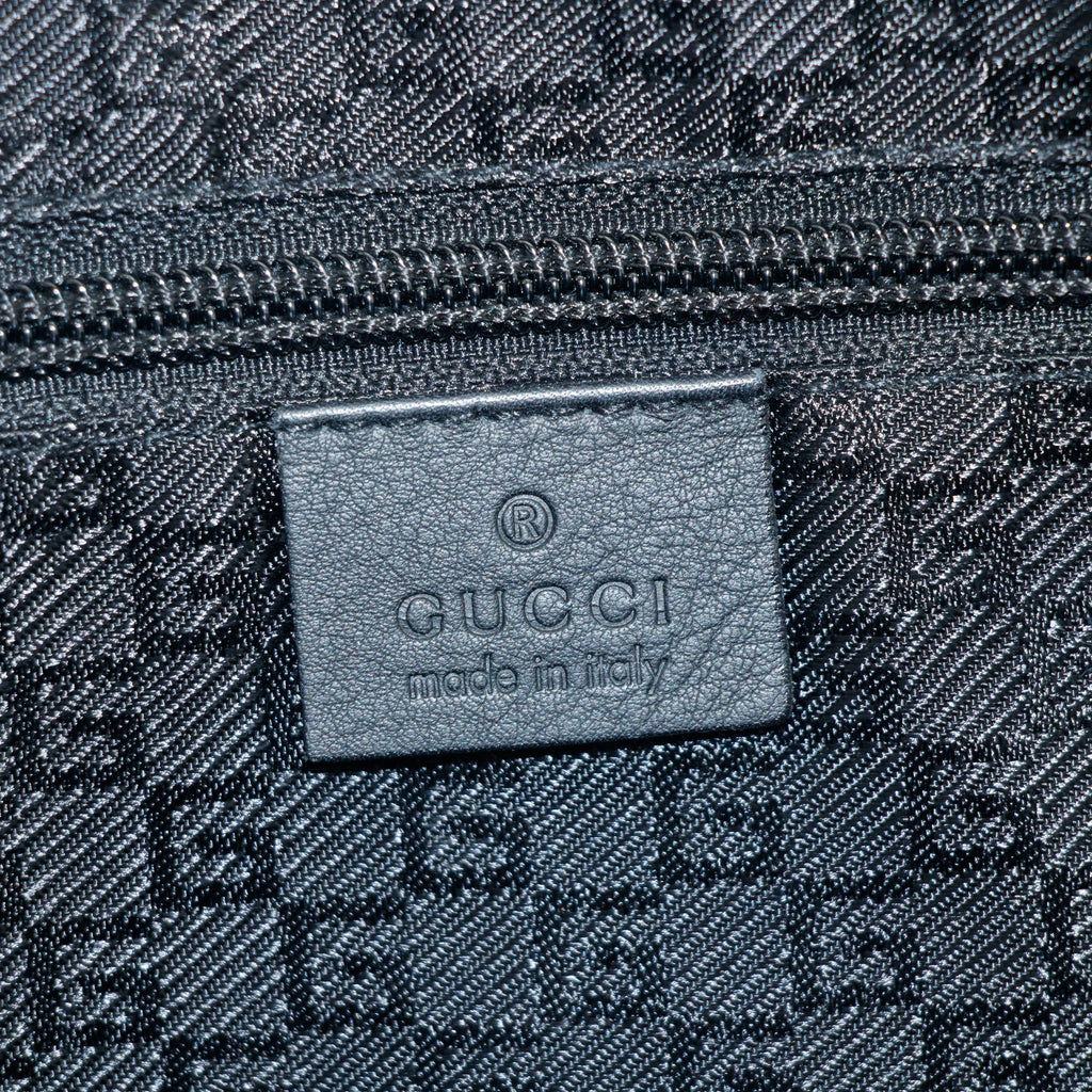 Gucci Black Canvas Breifcase Business Bag #3401