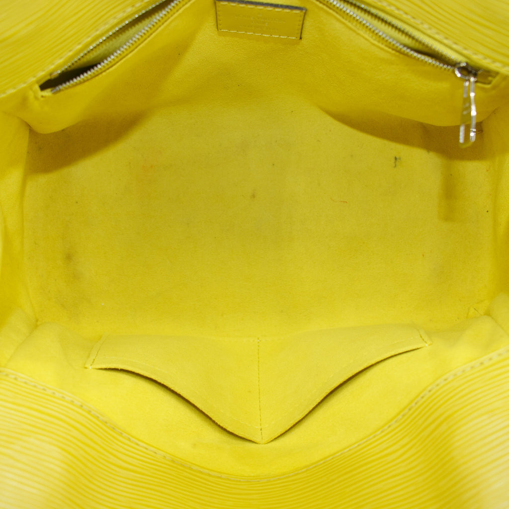 Louis Vuitton Pistache Yellow Epi Leather Marly BB Shoulder Bag #3410