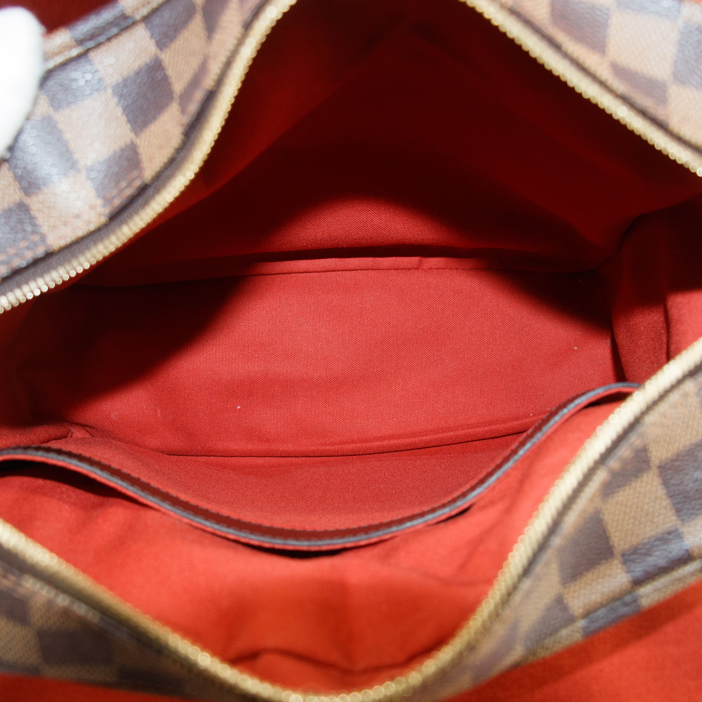 Louis Vuitton Damier Ebene Brown Naviglio Shoulder Bag #3418