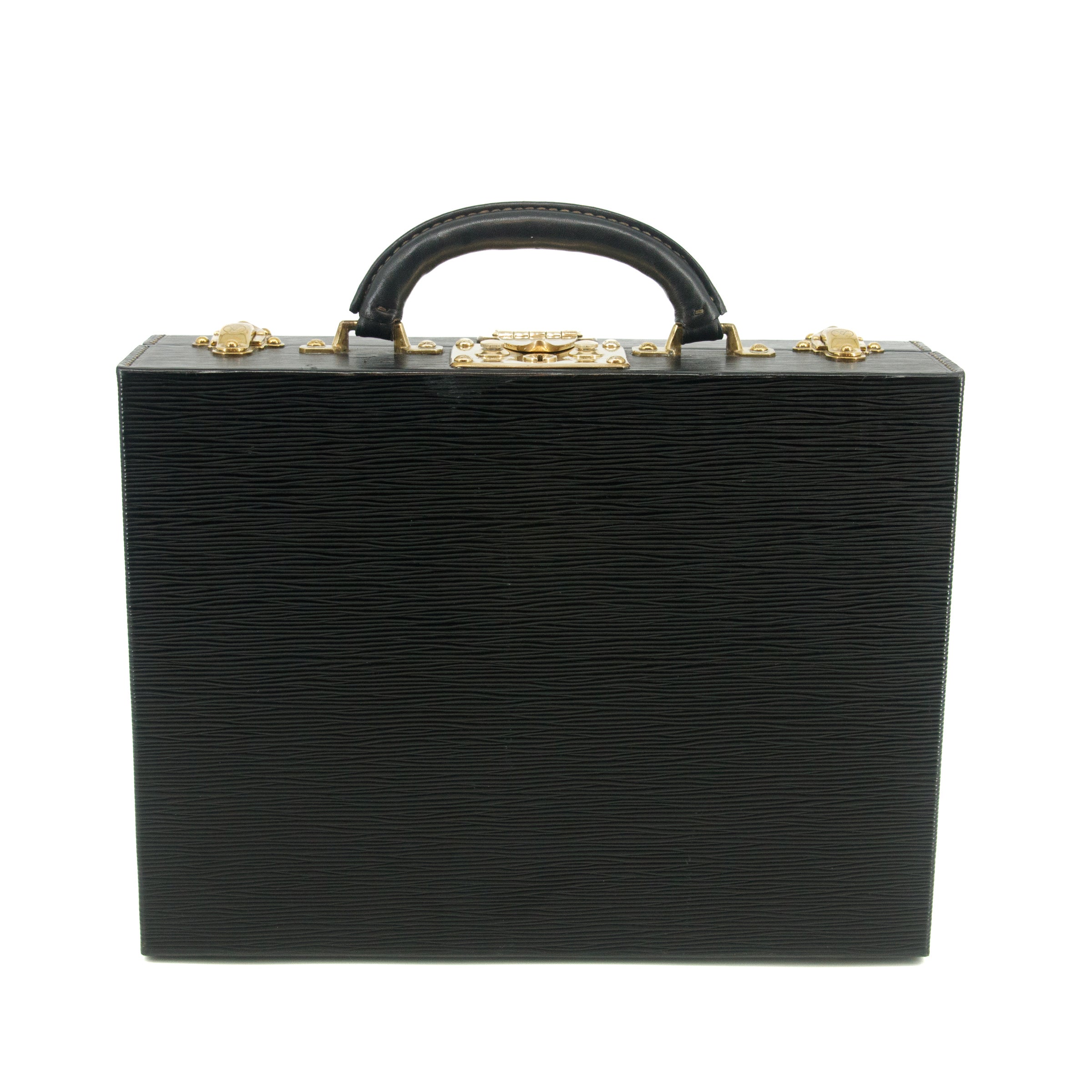 Louis Vuitton Black Epi Leather Jewlery Briefcase Bag #3429