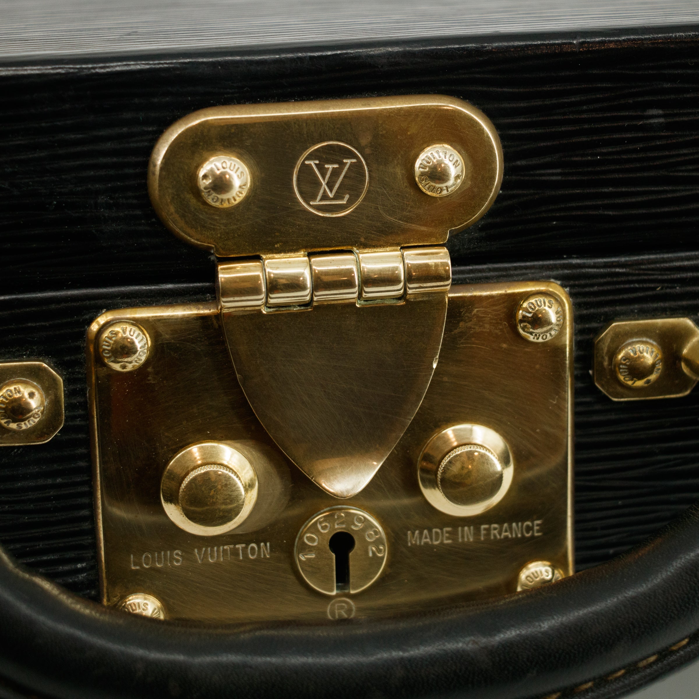 Louis Vuitton Black Epi Leather Jewlery Briefcase Bag #3429