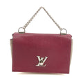 Louis Vuitton Leather Lockme II BB 2Way Shoulder Bag Purple #3443