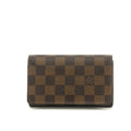 Louis Vuitton Damier Ebene Brown Porte Tresor Wallet #3531