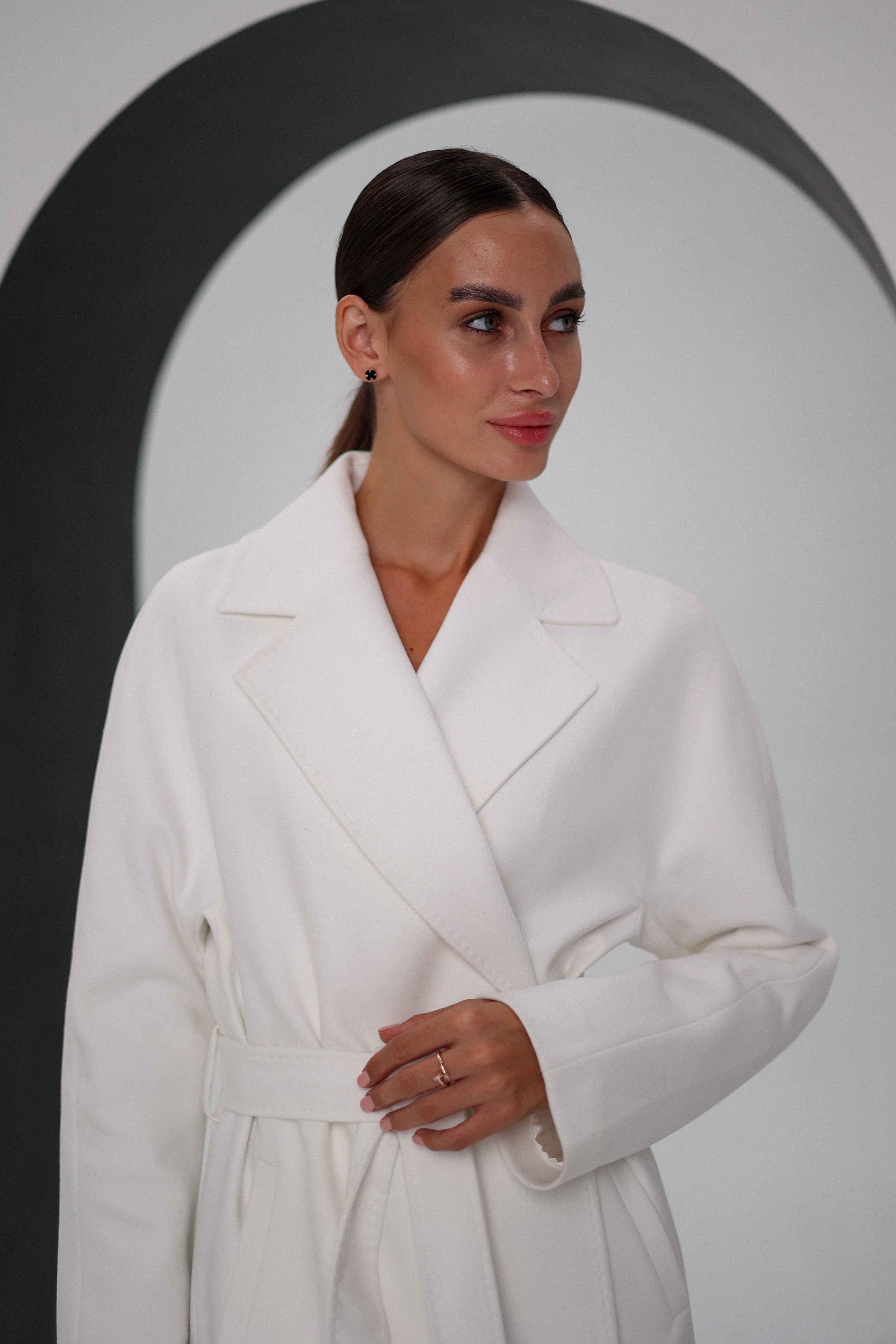 Cambridge Comfort Wraparound Wool Cashmere Coat