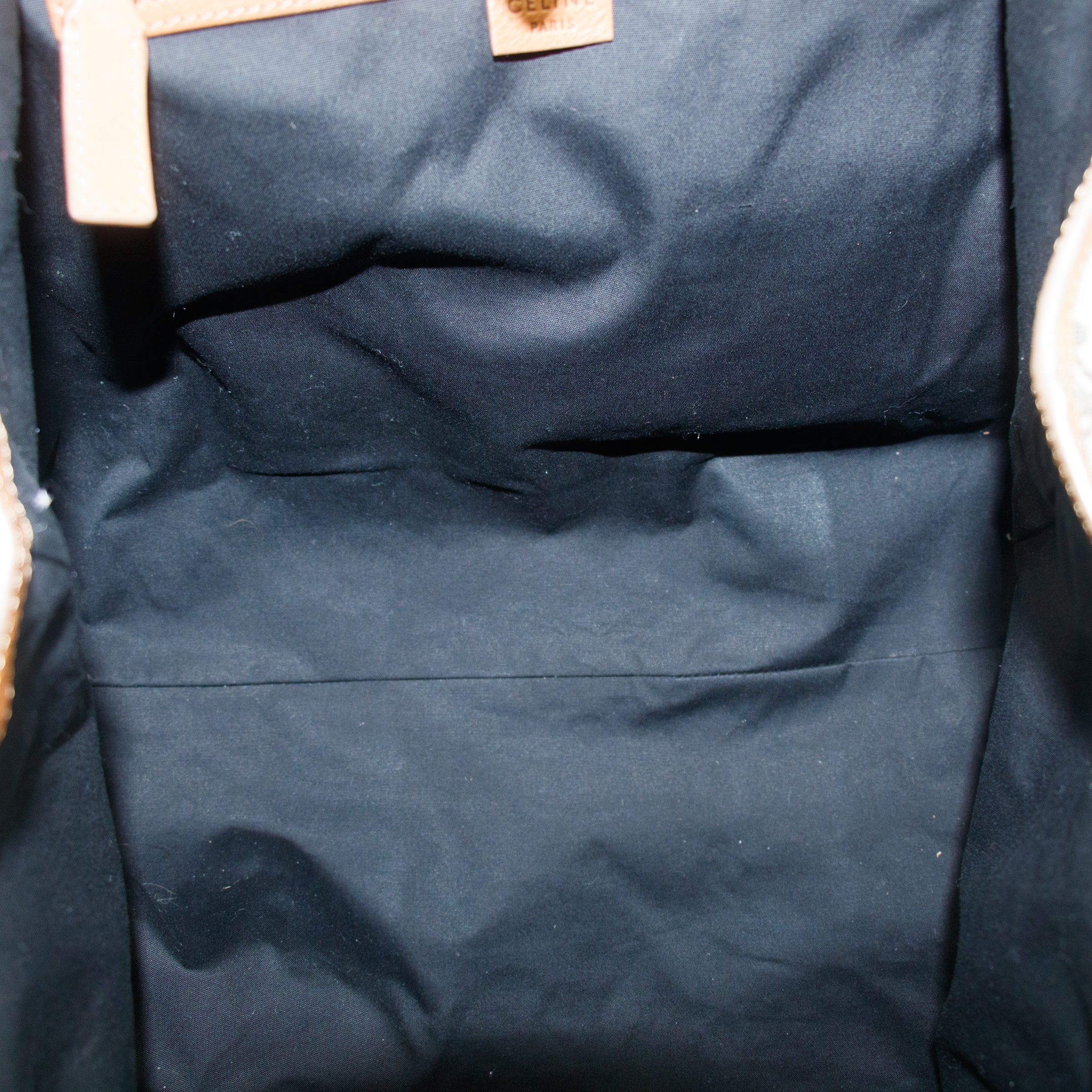 Celine Macadam Canvas x Leather Black Shoulder Bag #3570