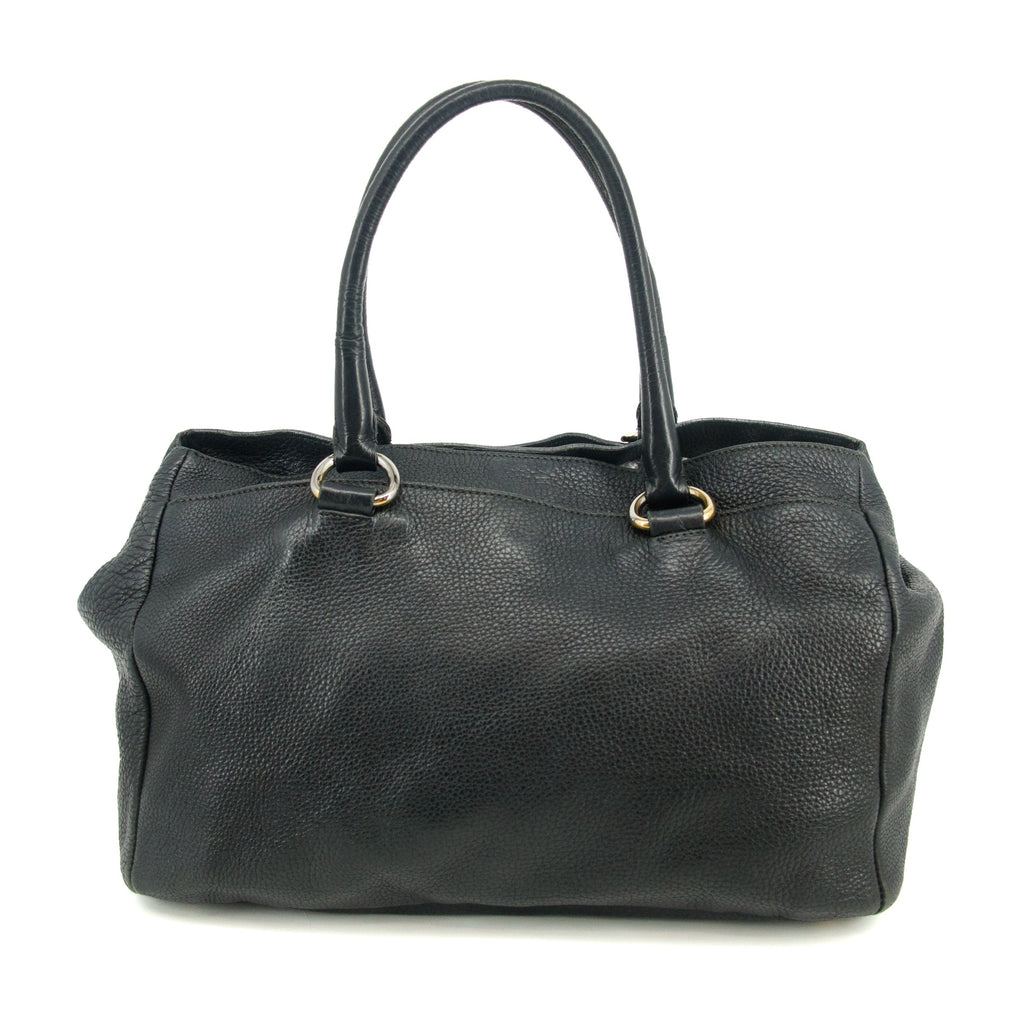 Prada Vitello Daino 2Way Black Shoulder Bag #3572