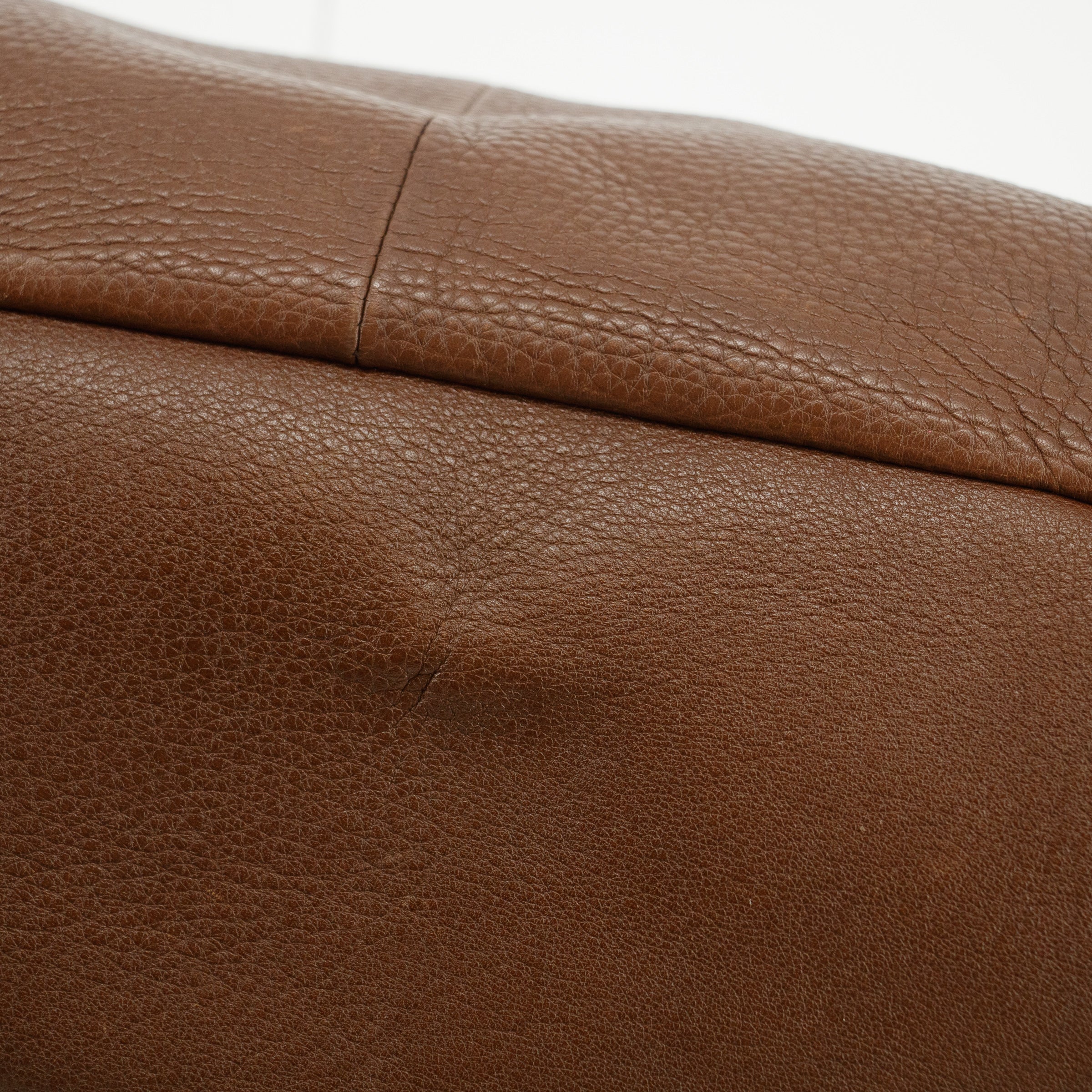 Prada Dark Brown Vitello Daino Handle Shoulder Bag #3575