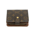 Louis Vuitton Monogram Canvas Brown Compact Wallet #3699