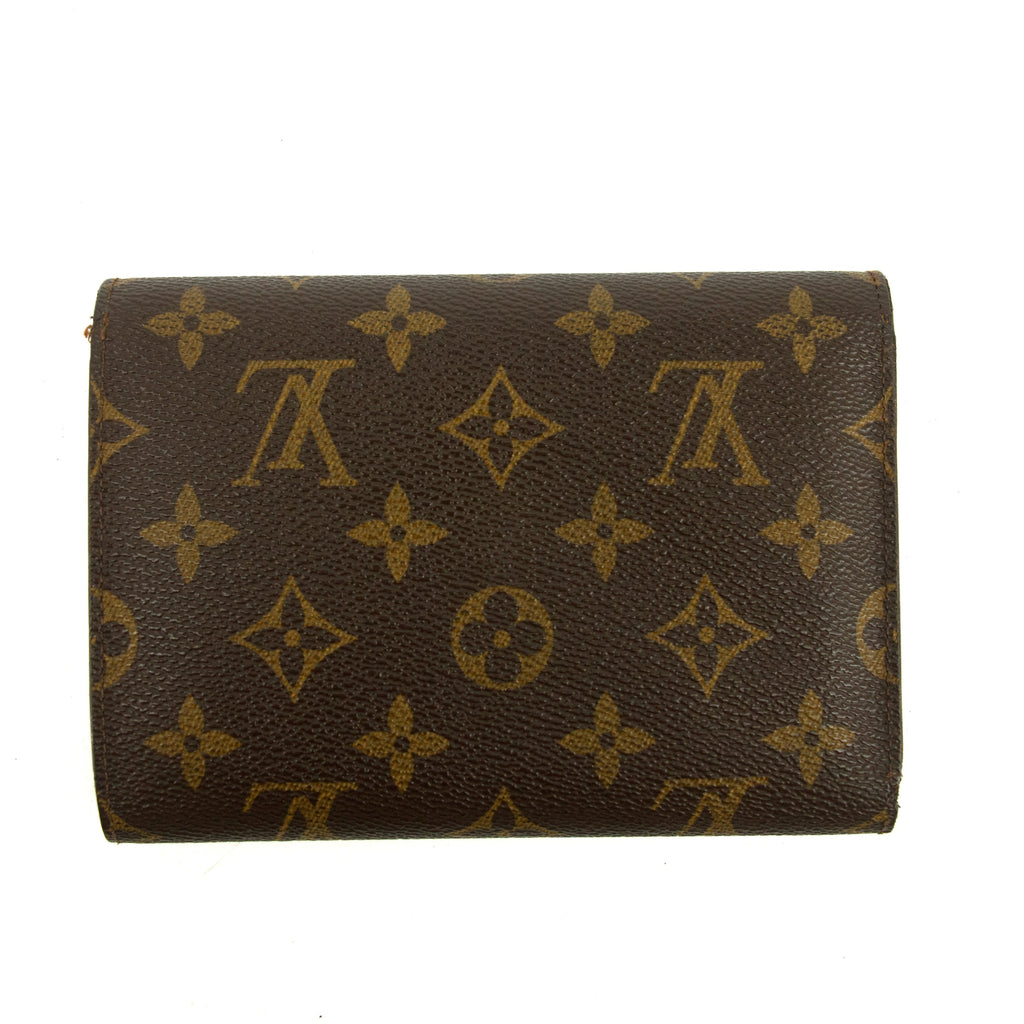 Louis Vuitton Monogram Canvas Porte Tresor Trifold Wallet #3809
