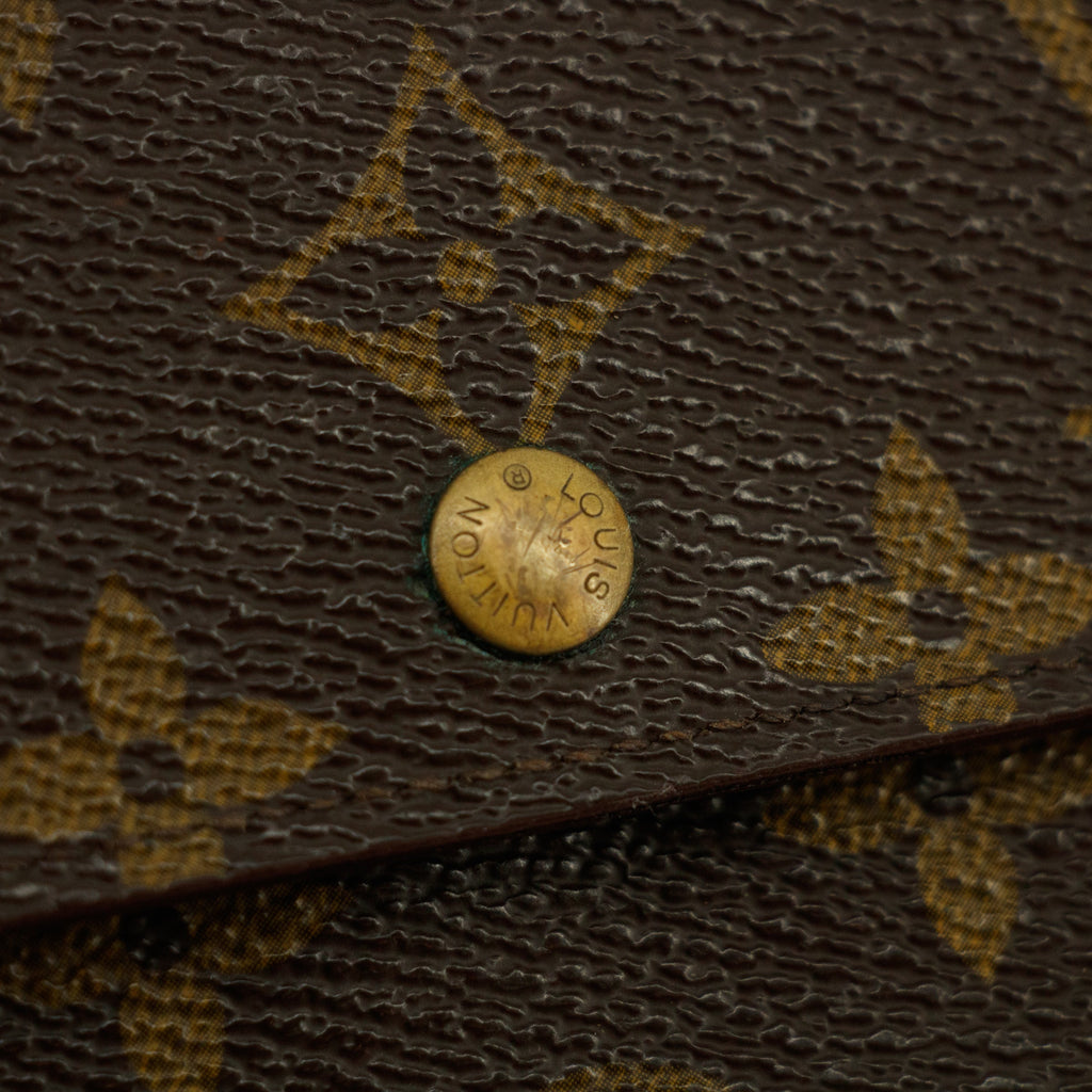 Louis Vuitton Monogram Canvas Porte Tresor Trifold Wallet #3809