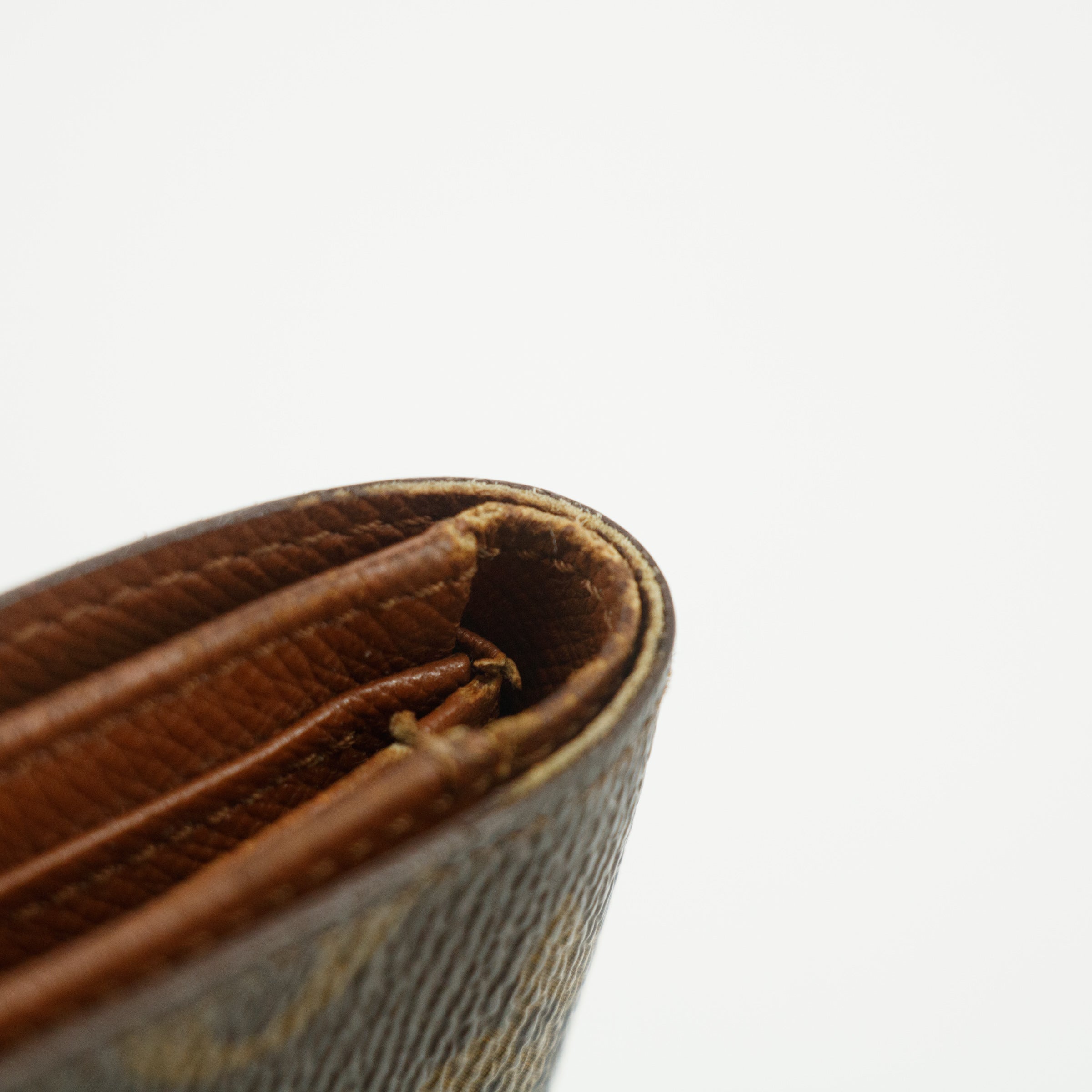 Louis Vuitton Monogram Canvas Porte Tresor Trifold Wallet #3809