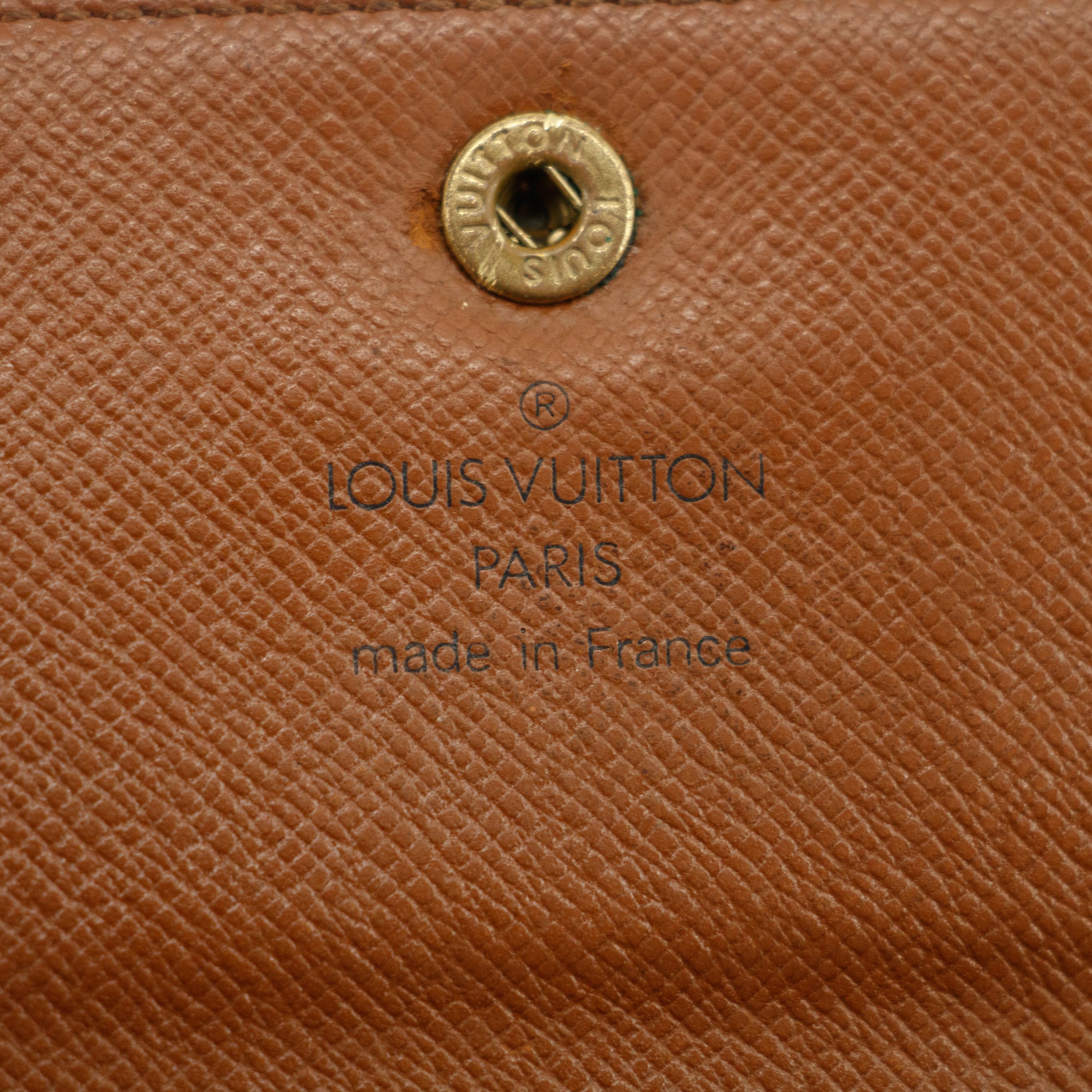 Louis Vuitton Monogram Canvas Porte Tresor Trifold Wallet #3809