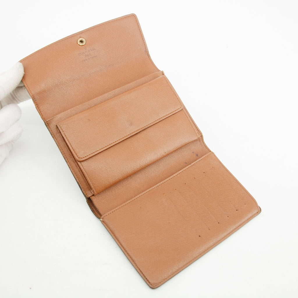 Louis Vuitton Monogram Canvas Porte Tresor Trifold Wallet #3809