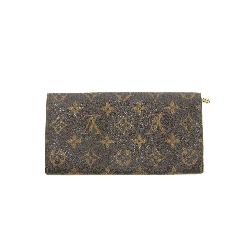 Louis Vuitton Monogram Canvas Sarah Long Wallet #3866