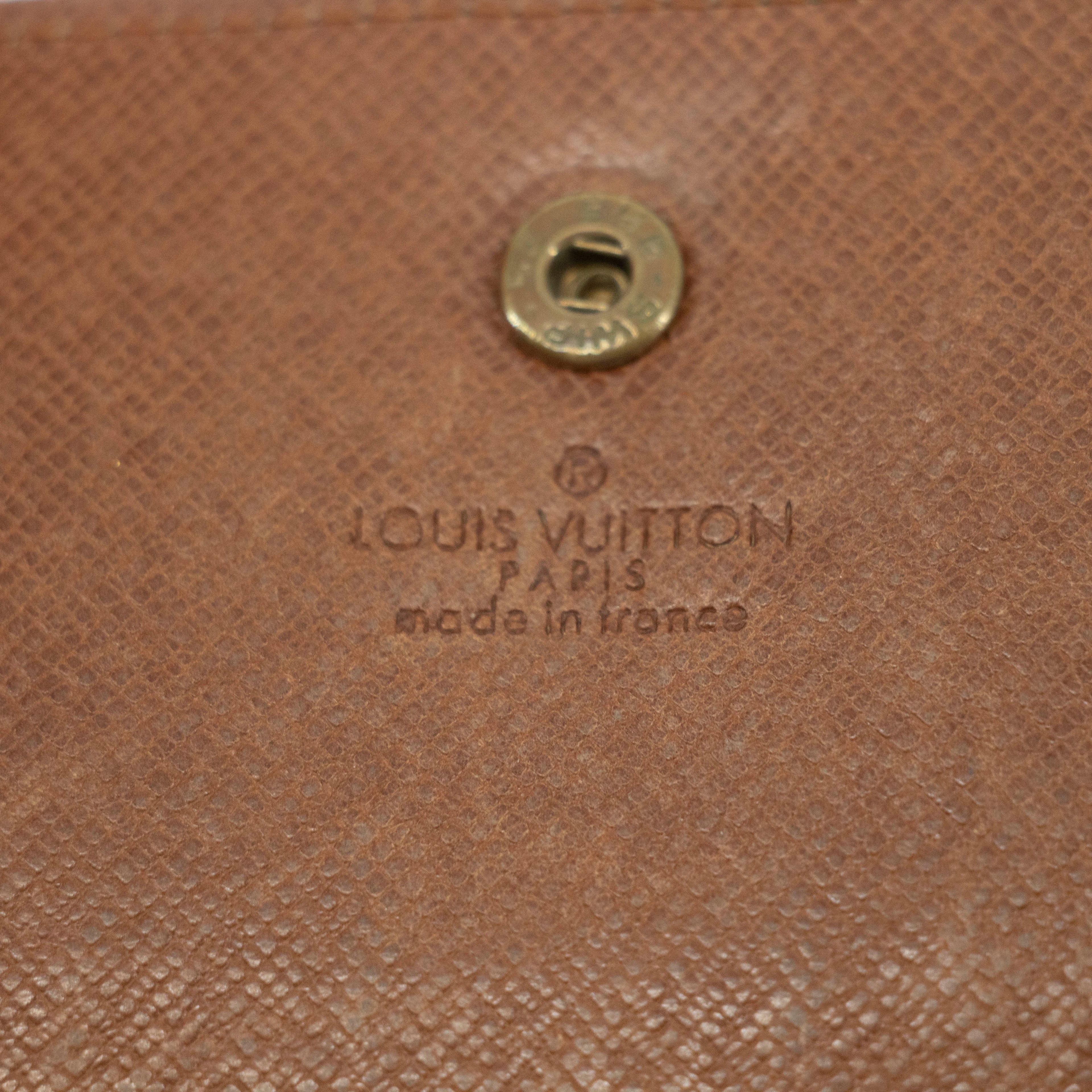 Louis Vuitton Monogram Canvas Sarah Long Wallet #3866