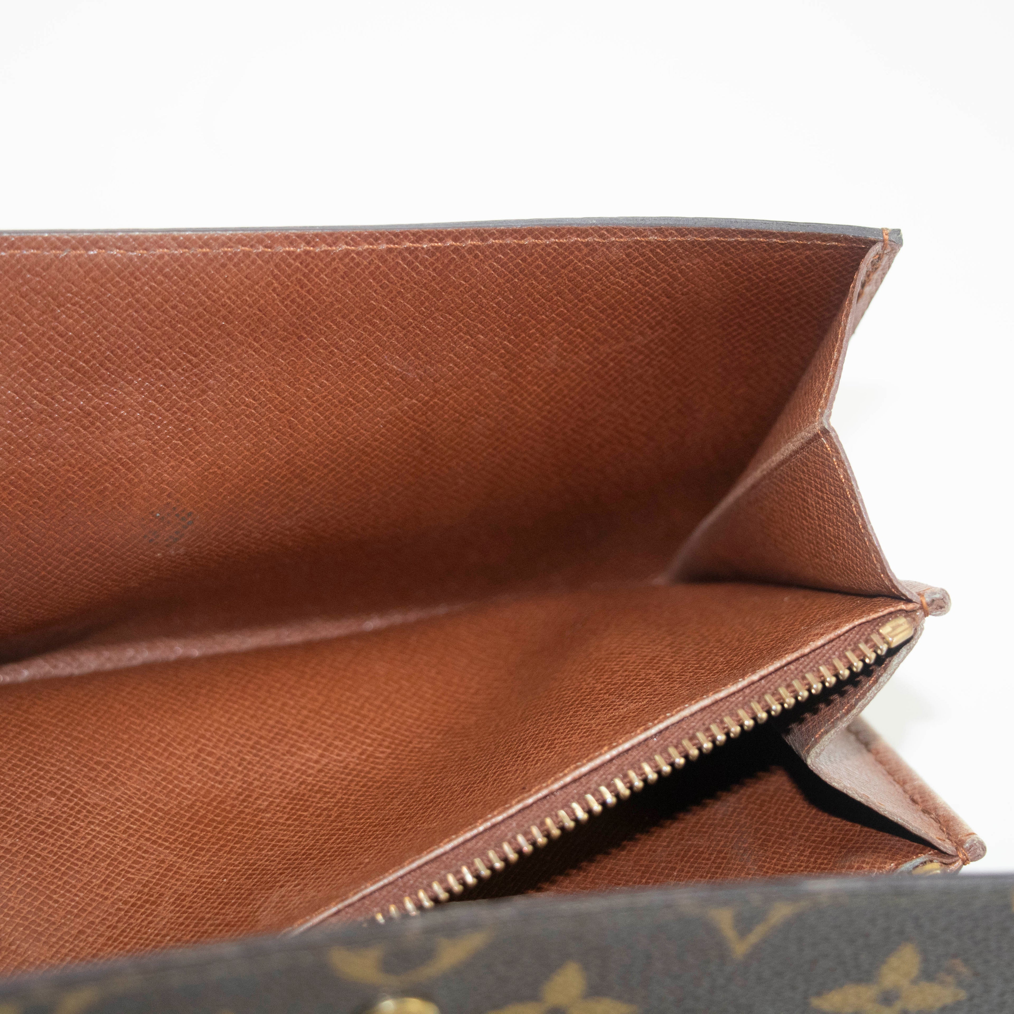 Louis Vuitton Monogram Canvas Sarah Long Wallet #3866