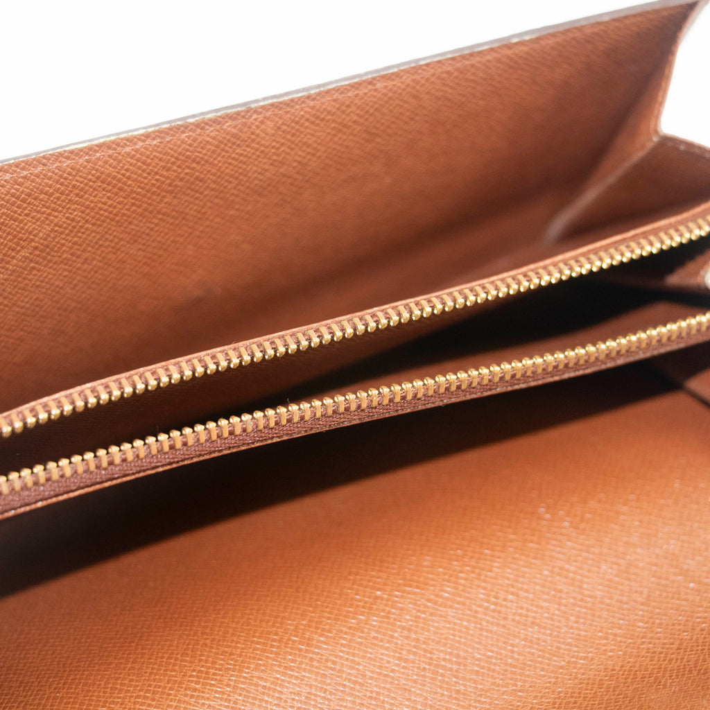 Louis Vuitton Monogram Canvas Sarah Long Wallet #3905