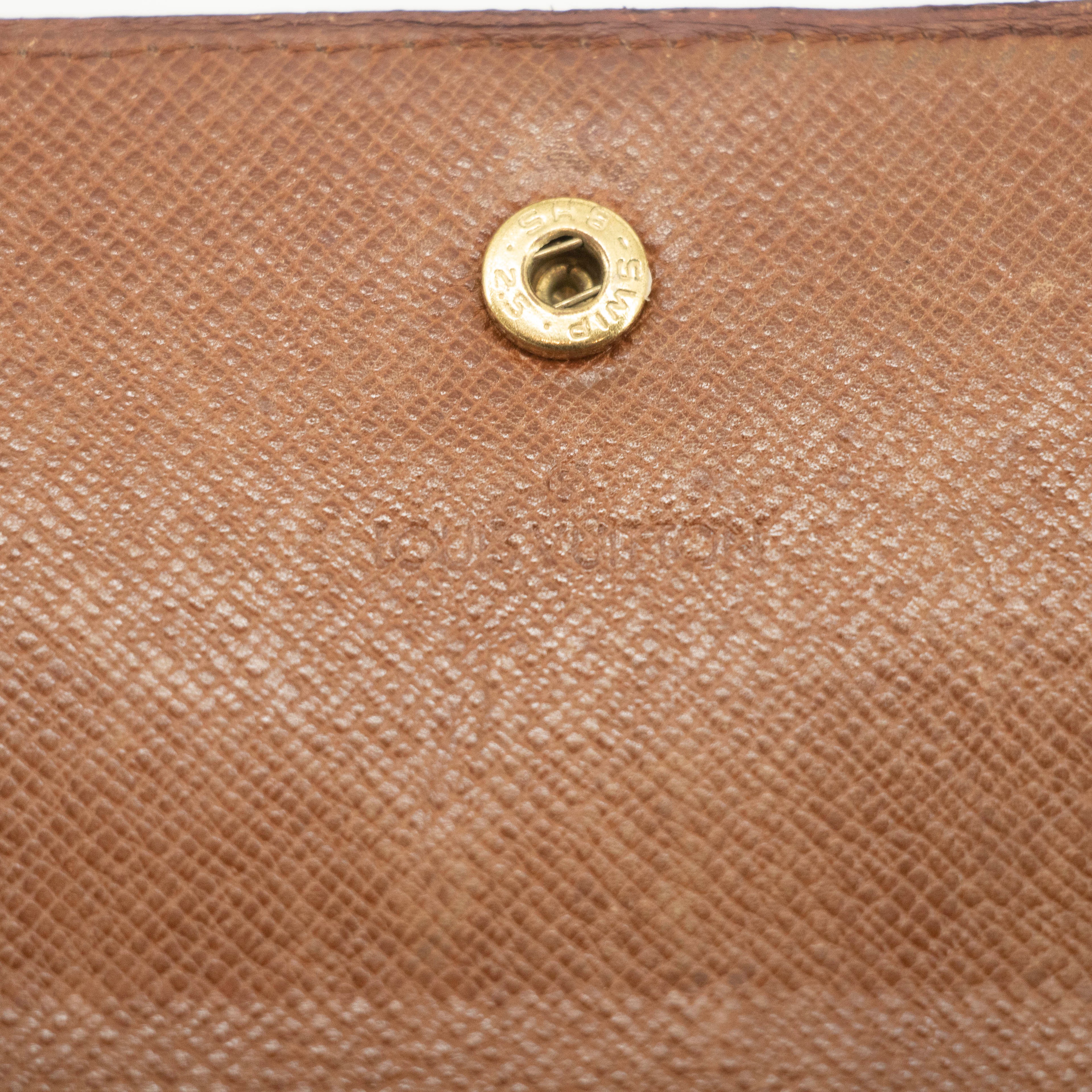 Louis Vuitton Monogram Canvas Sarah Long Wallet #3905