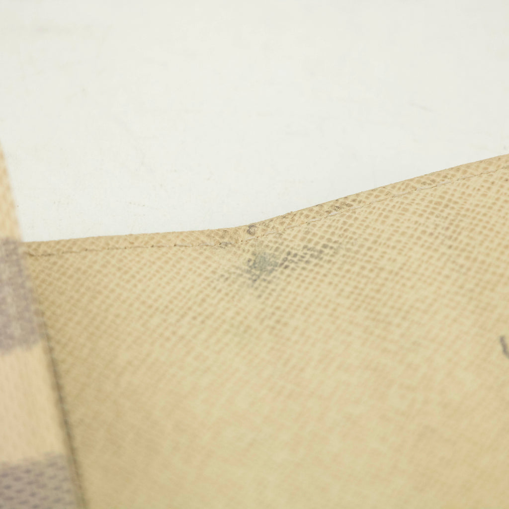 Louis Vuitton Damier Azur White Sarah Long Wallet #3910