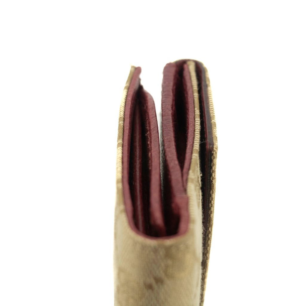 Gucci GG Beige Canvas Long Wallet #3932