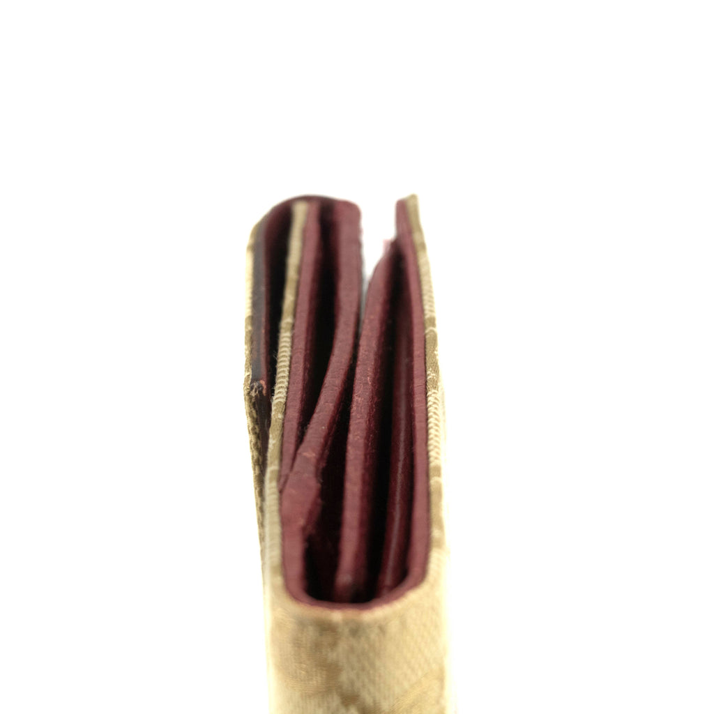 Gucci GG Beige Canvas Long Wallet #3932