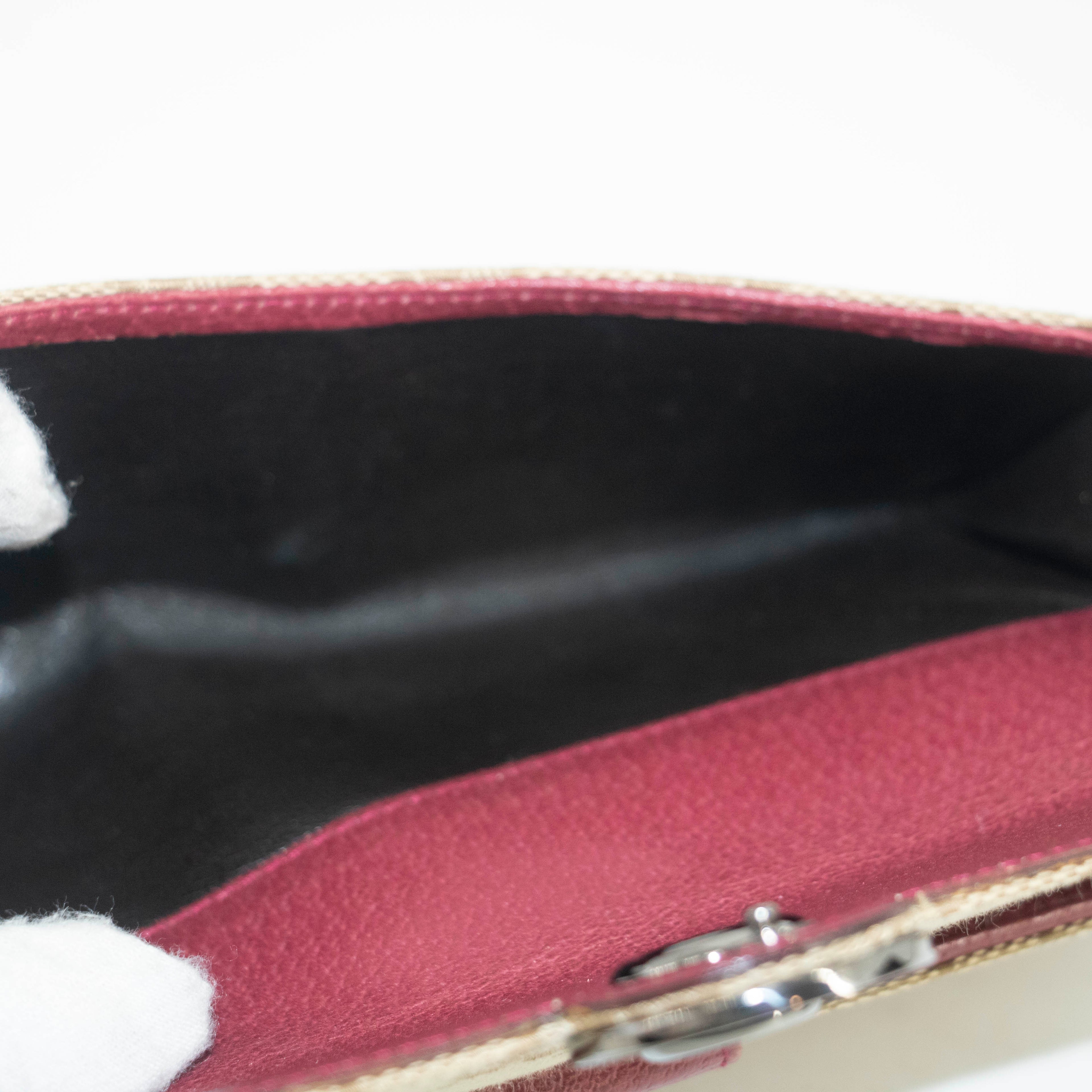 Gucci GG Beige Canvas Long Wallet #3932