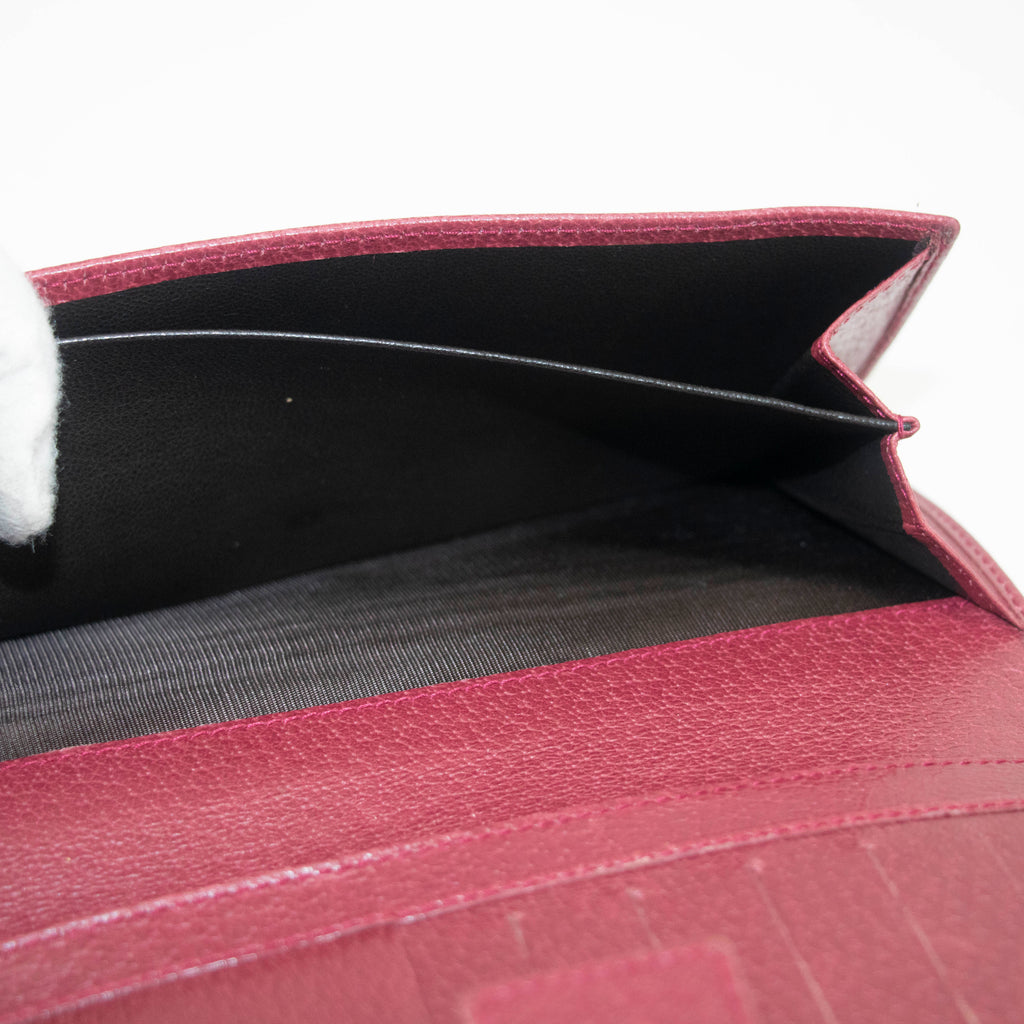 Gucci GG Beige Canvas Long Wallet #3932