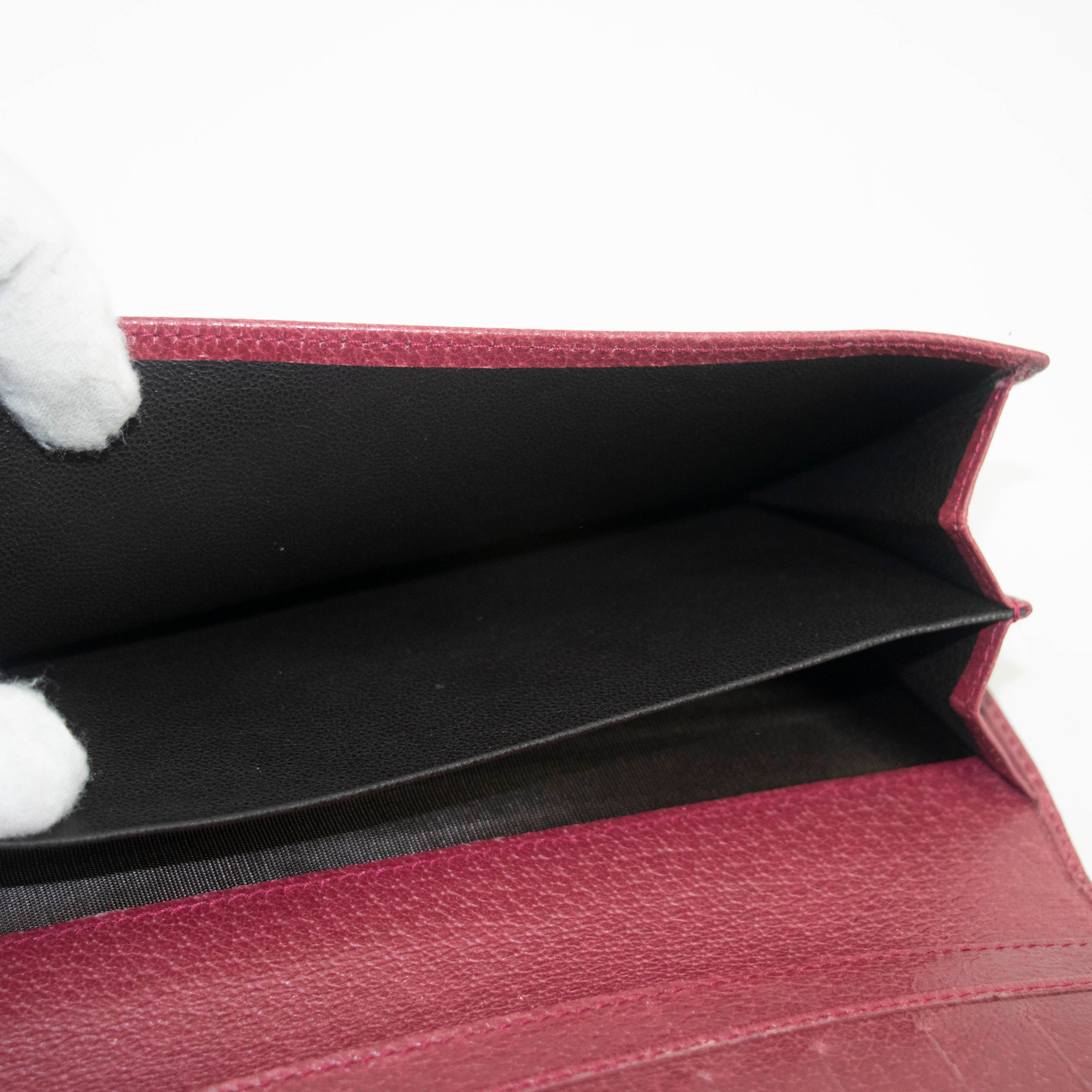 Gucci GG Beige Canvas Long Wallet #3932