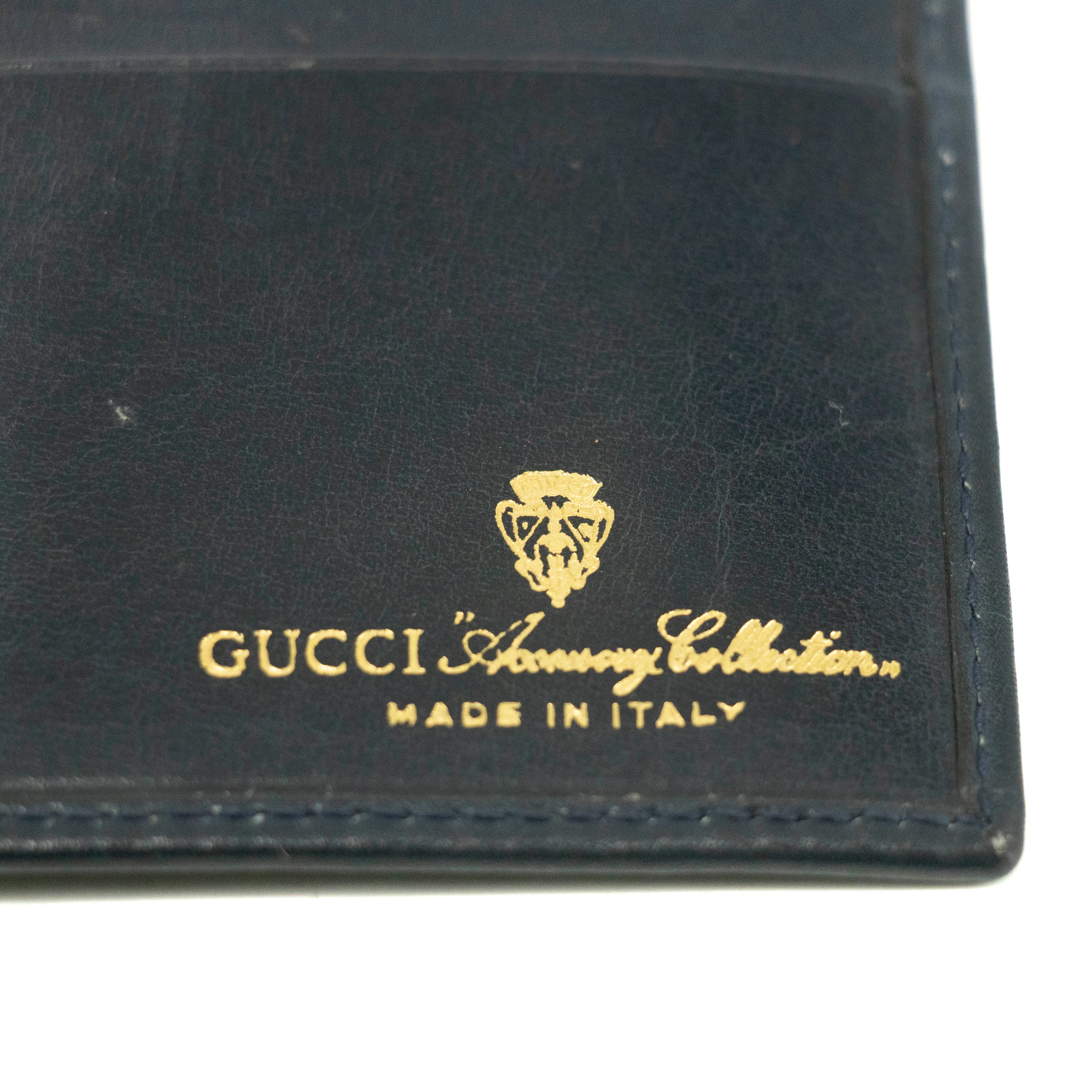 Gucci Canvas Coded Blue Ophidia Long Wallet #3947