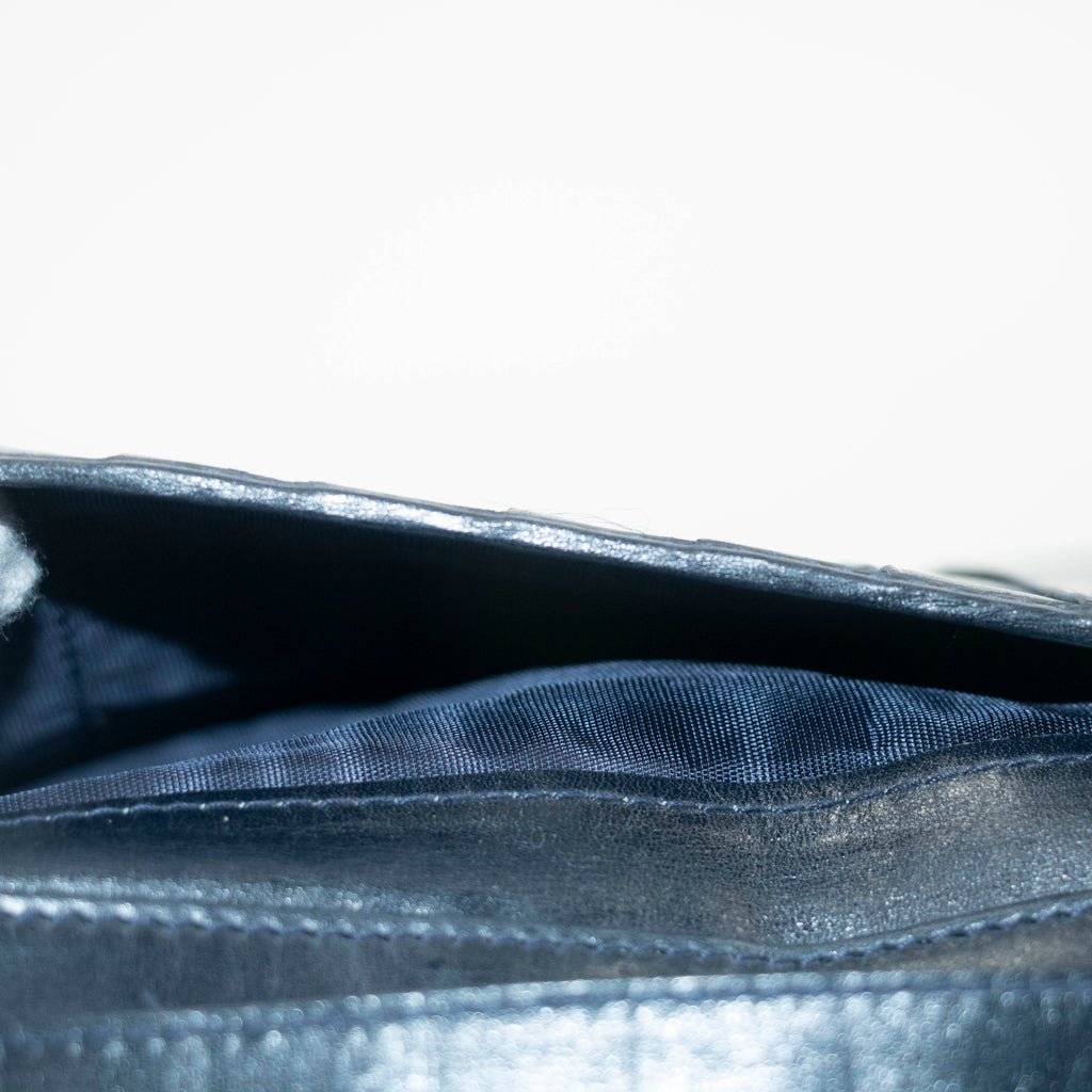 Gucci Canvas Coded Blue Ophidia Long Wallet #3947