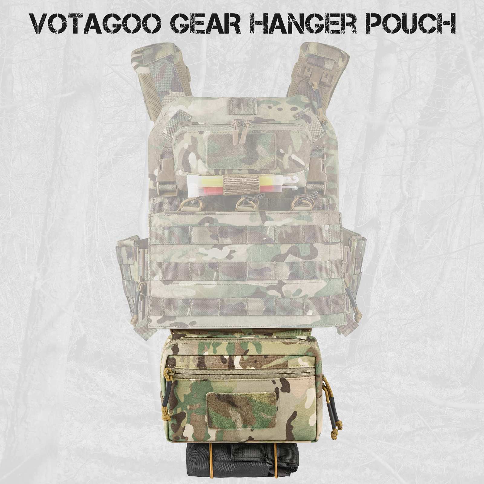 Votagoo Tactical Admin Drop Pouch Molle Dangler Pouches