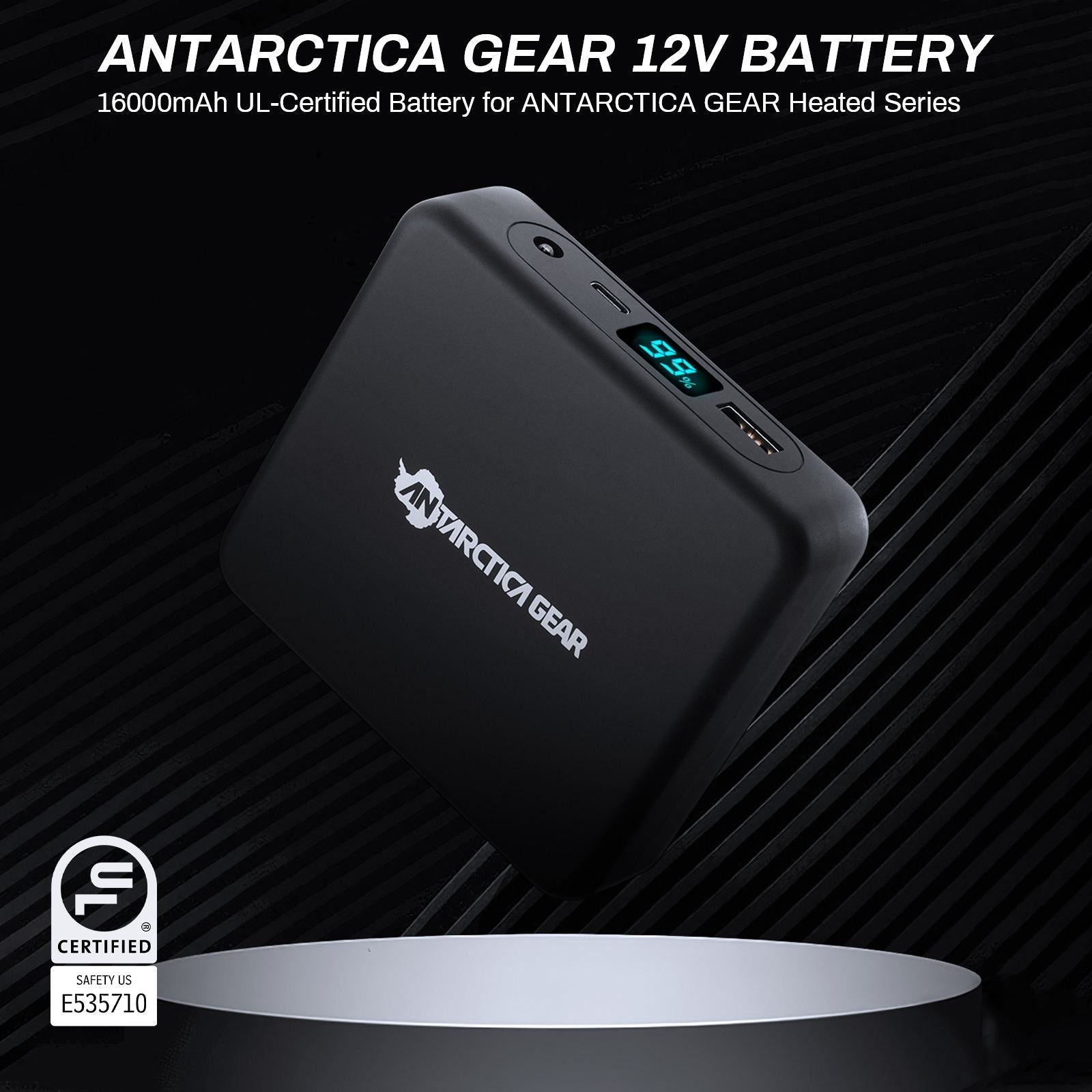 ANTARCTICA GEAR Heated Sleeping Bag Liner,Battery Heated Pad, Electirc Sleeping Bag