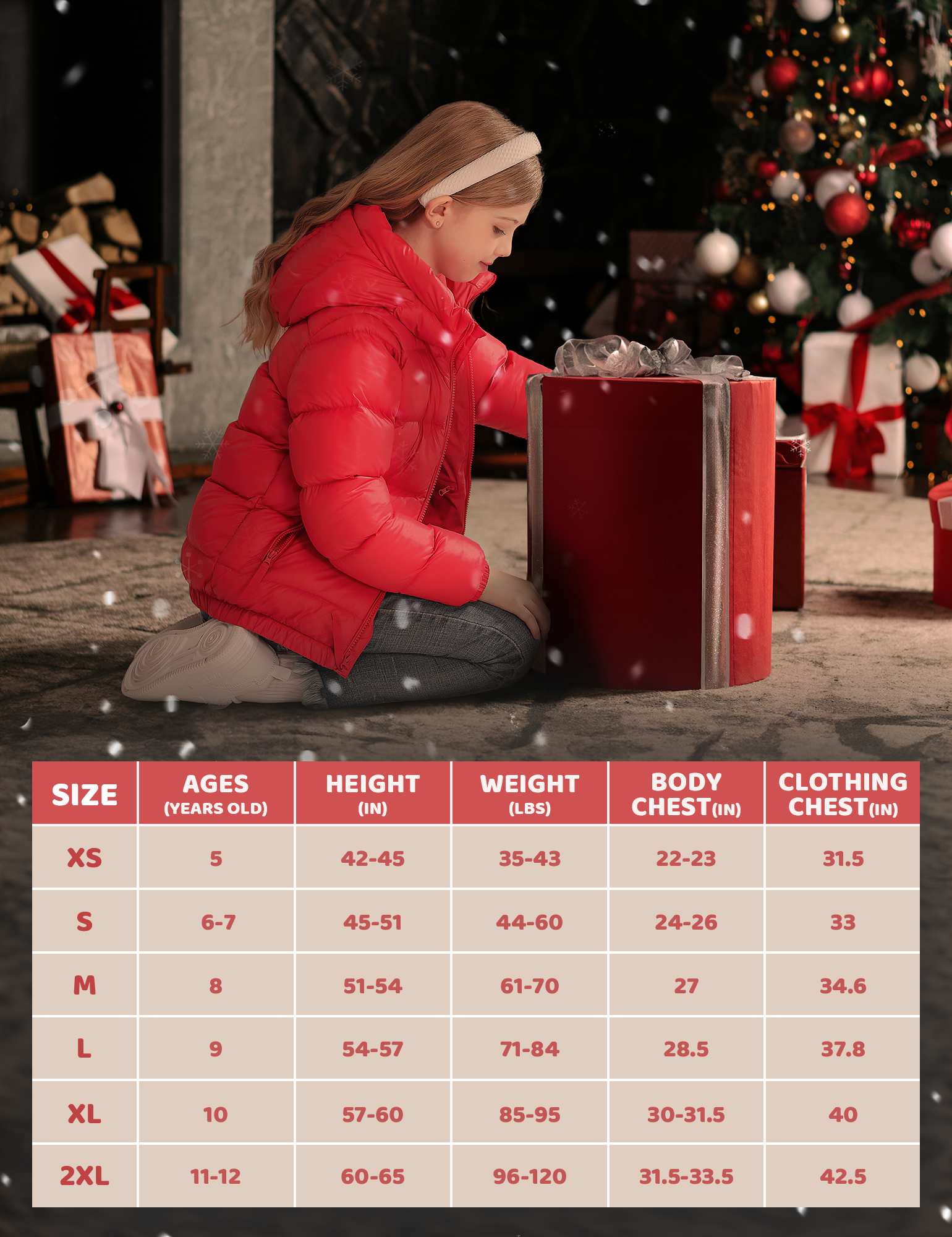 Antarctica Gear Kid Heated Jacket with 12V/5A 10000 mAh Battery Pack Winter Coat for Boys Girls Heated Coat