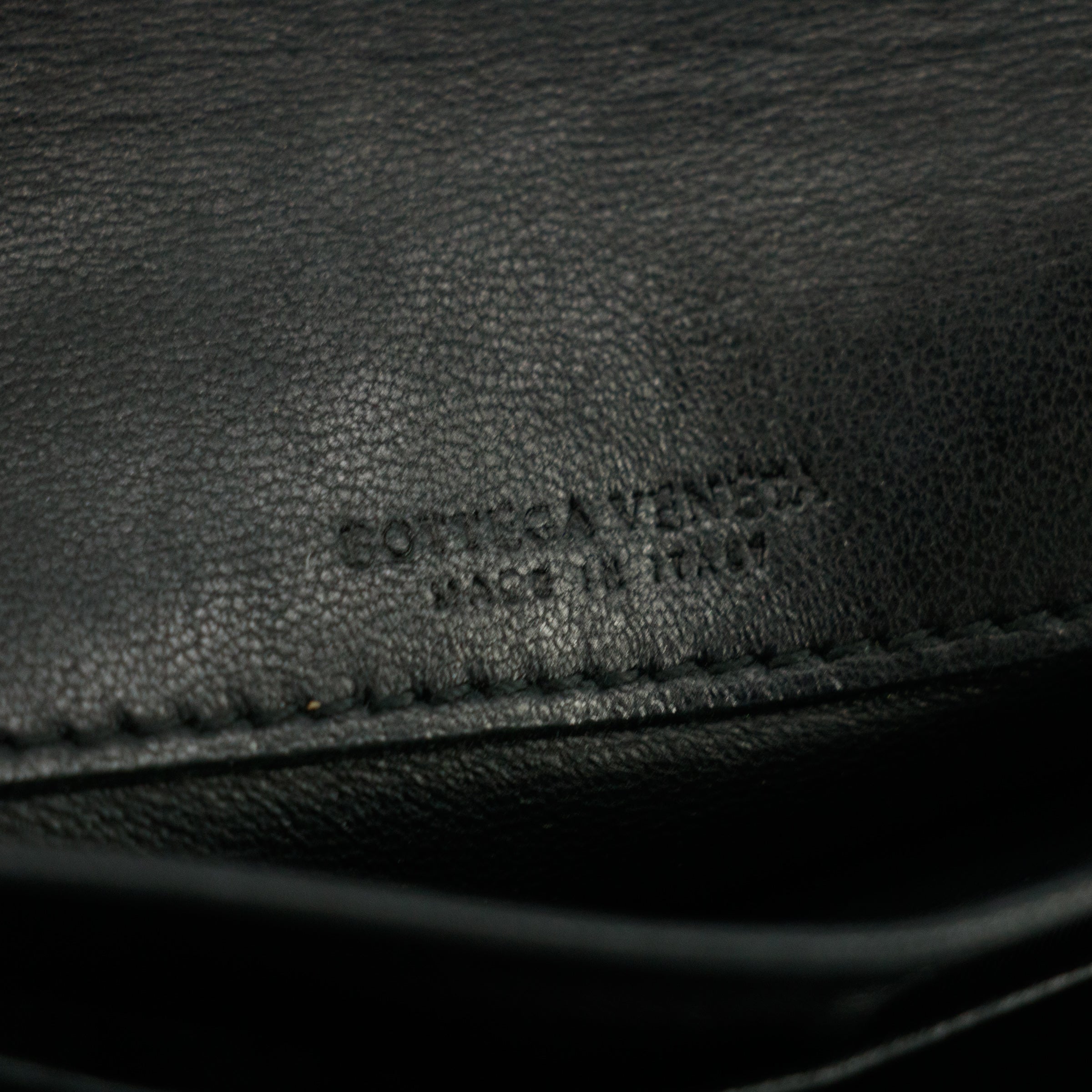 Bottega Veneta Intrecciato Black Long Wallet #4615