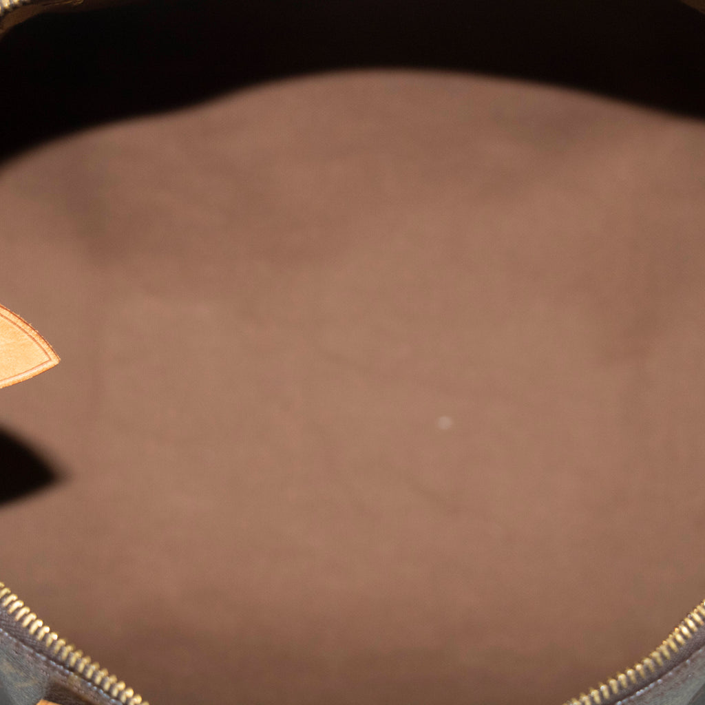 Louis Vuitton Monogram Canvas Brown Speedy 40 Tote Bag #4660