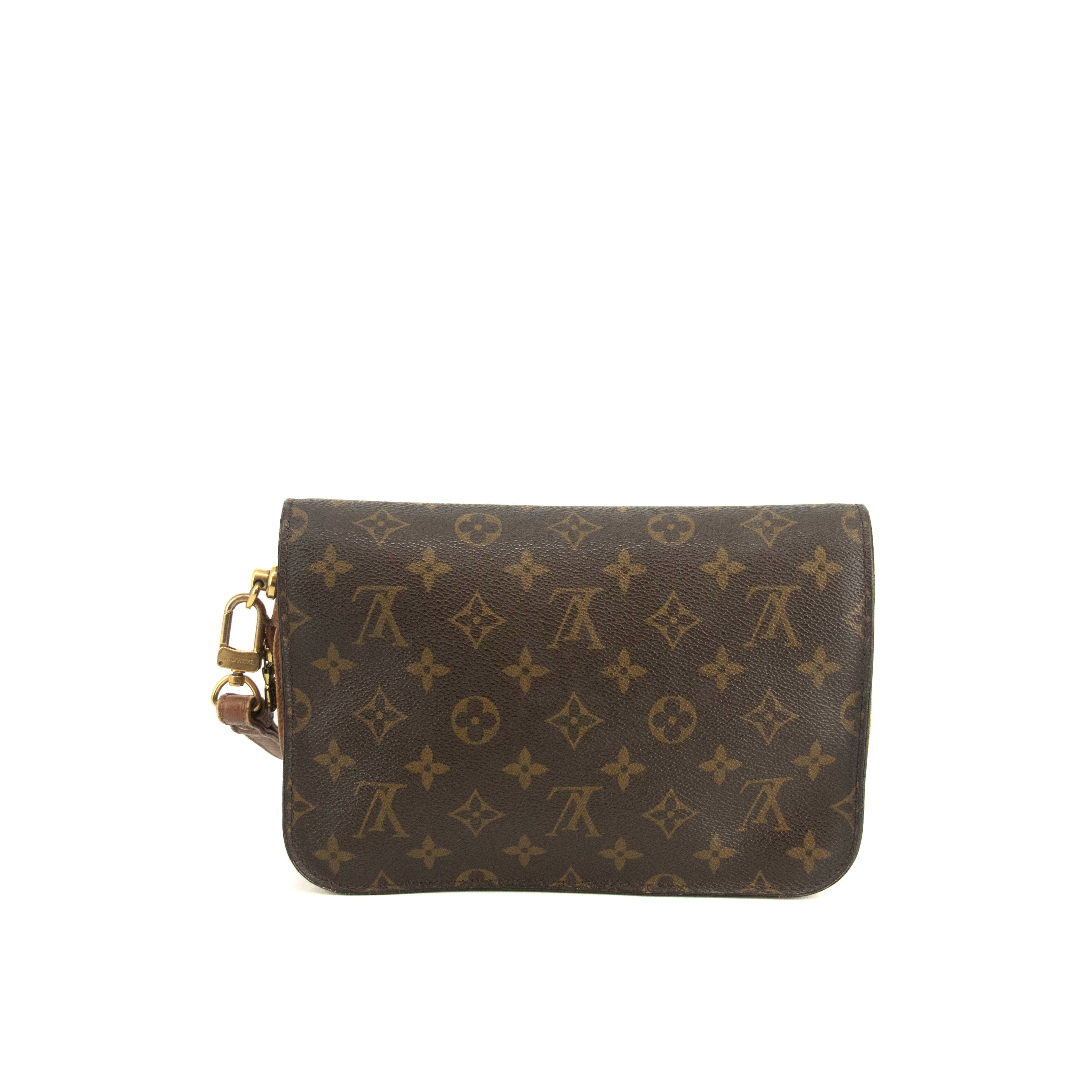 Louis Vuitton Monogram Canvas Brown Orsay Clutch Bag #4691