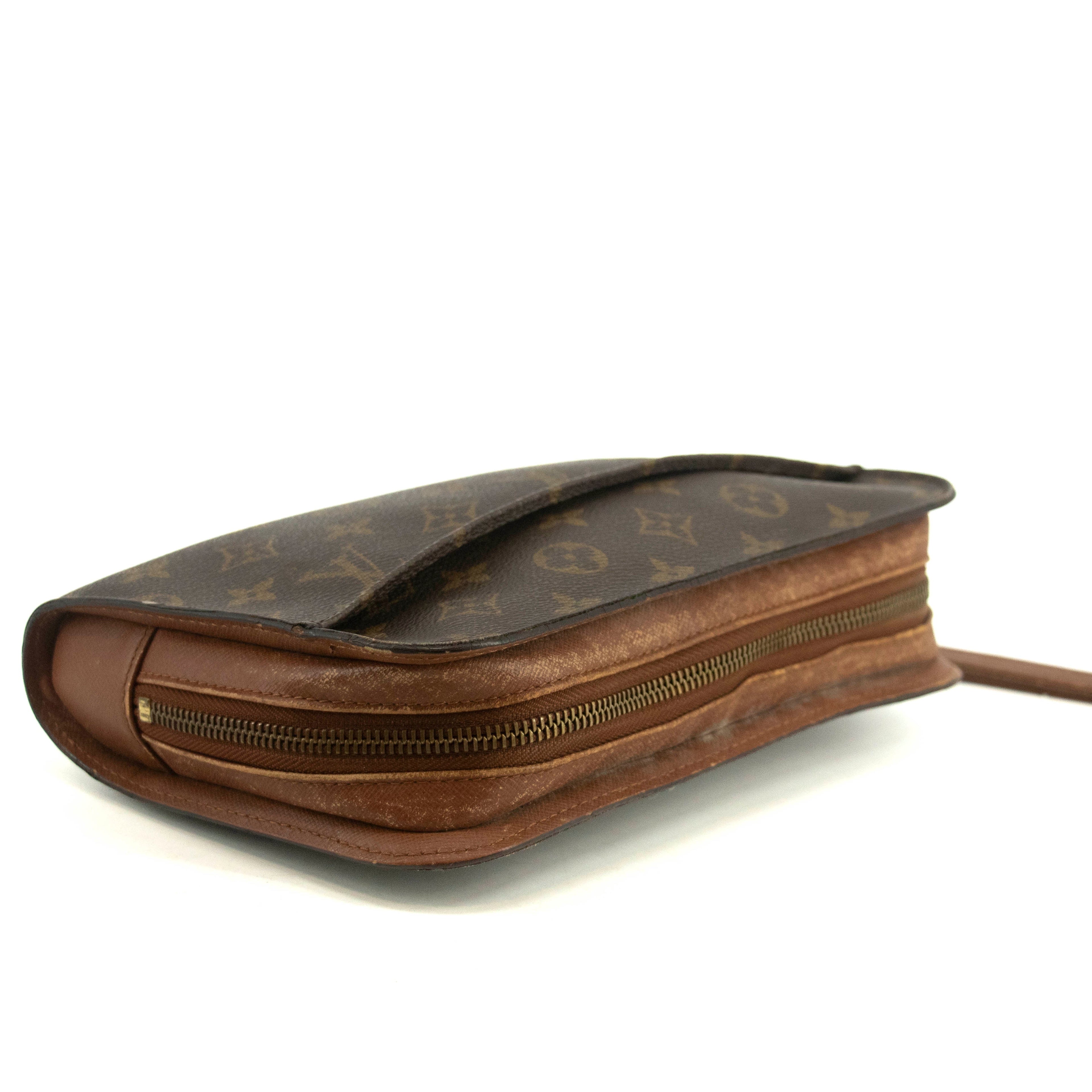 Louis Vuitton Monogram Canvas Brown Orsay Clutch Bag #4691