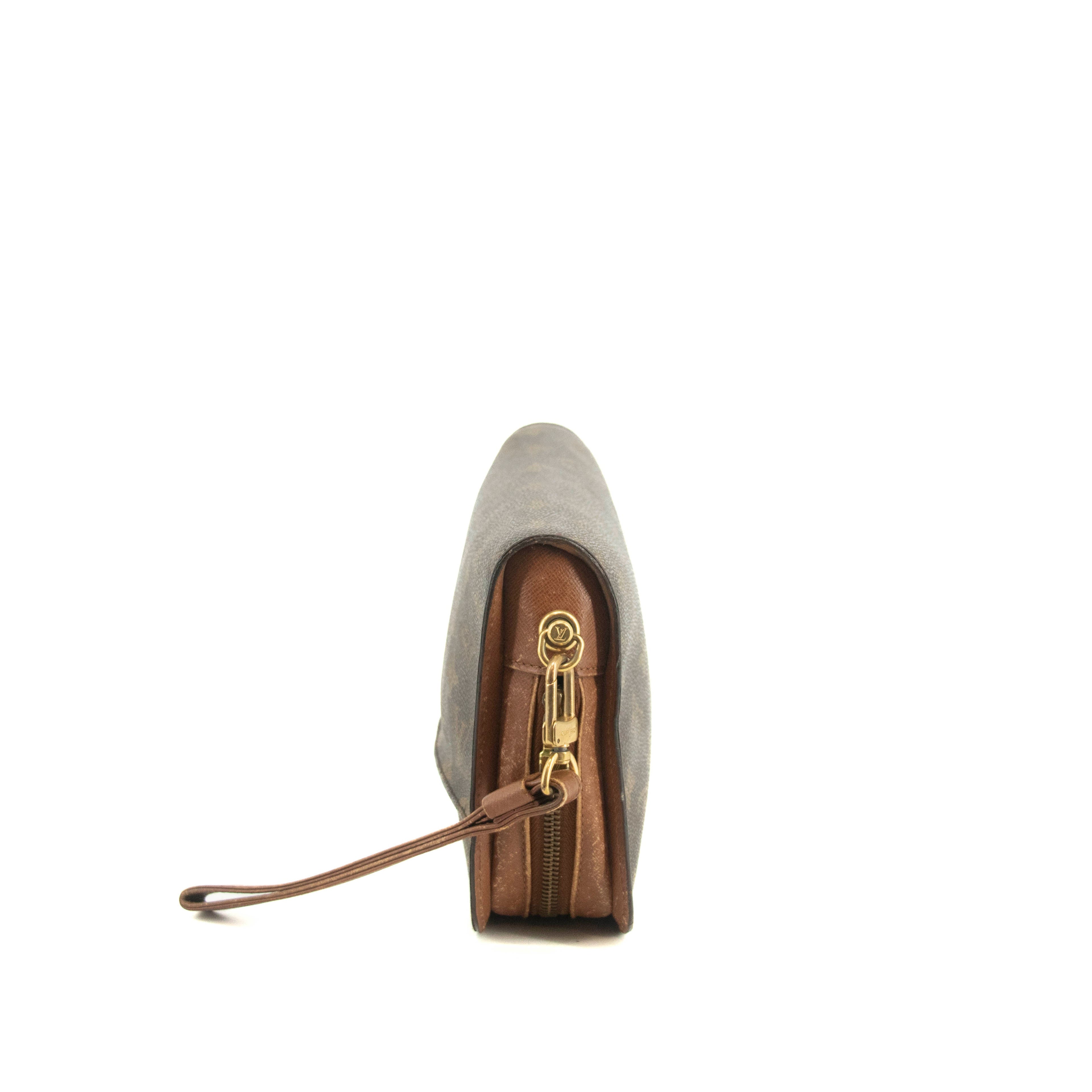 Louis Vuitton Monogram Canvas Brown Orsay Clutch Bag #4691