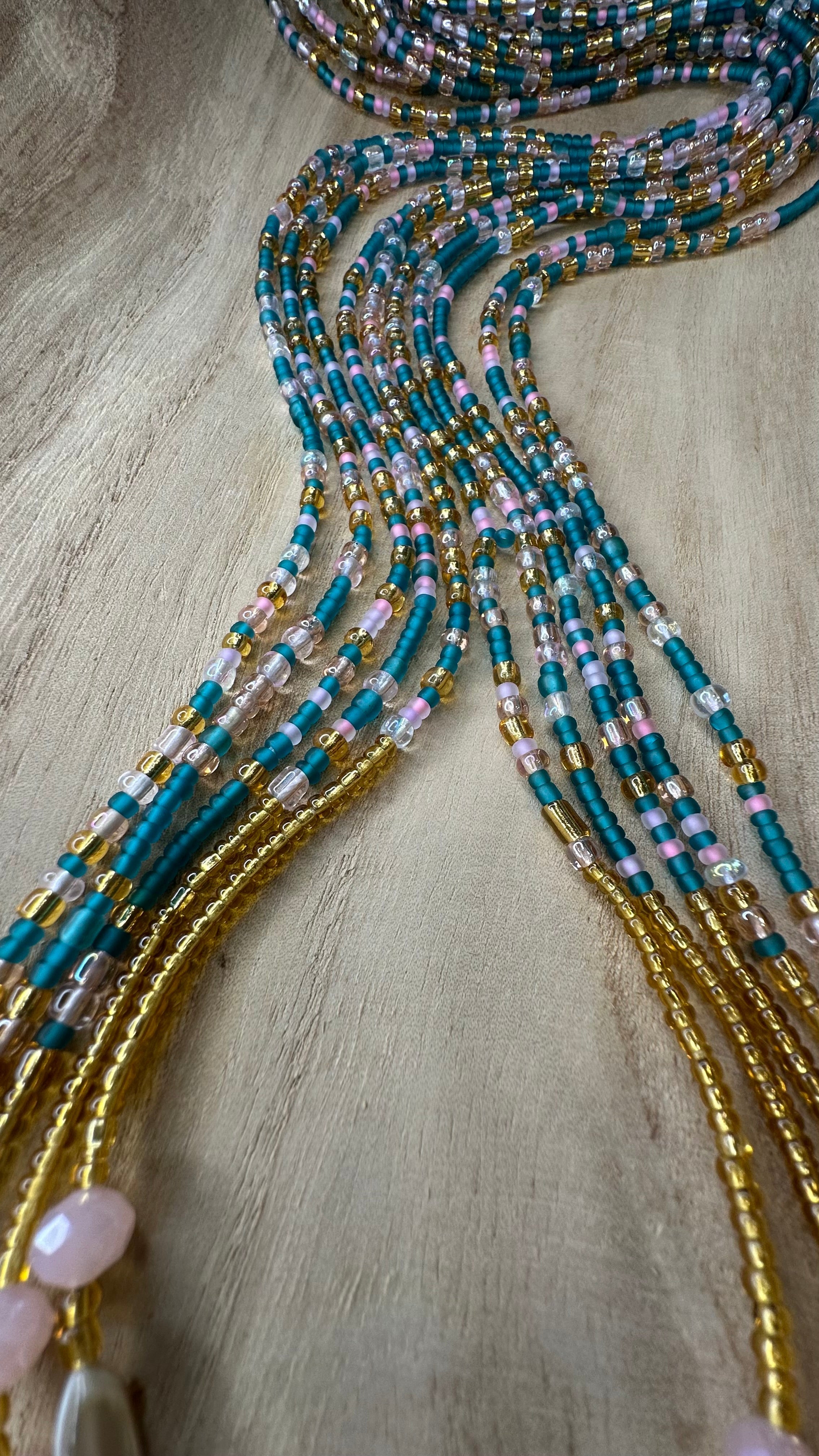 XOXO Waistbead & Anklet(Pink)