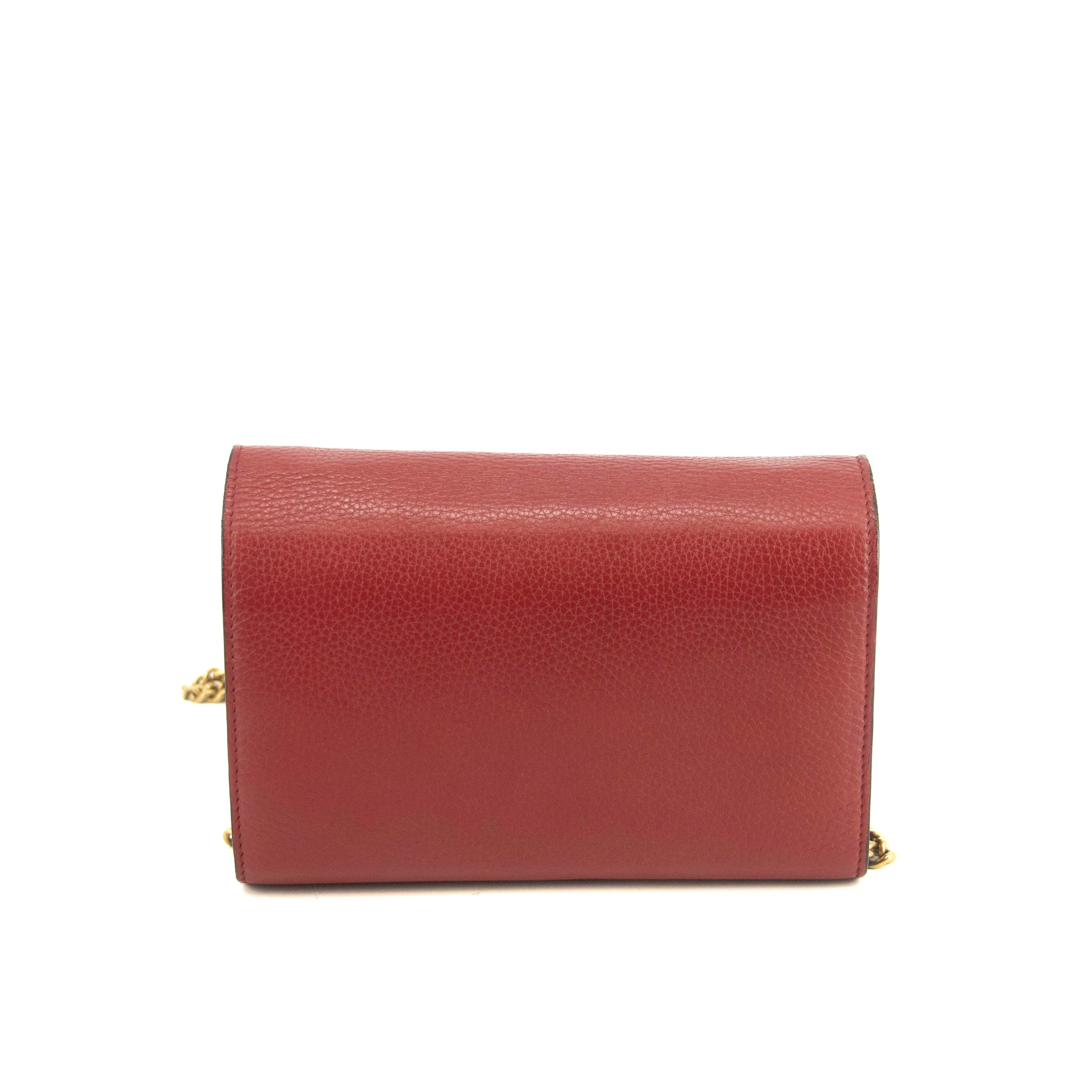 Gucci GG Marmont Wallet on a Chain Shoulder Bag #4737