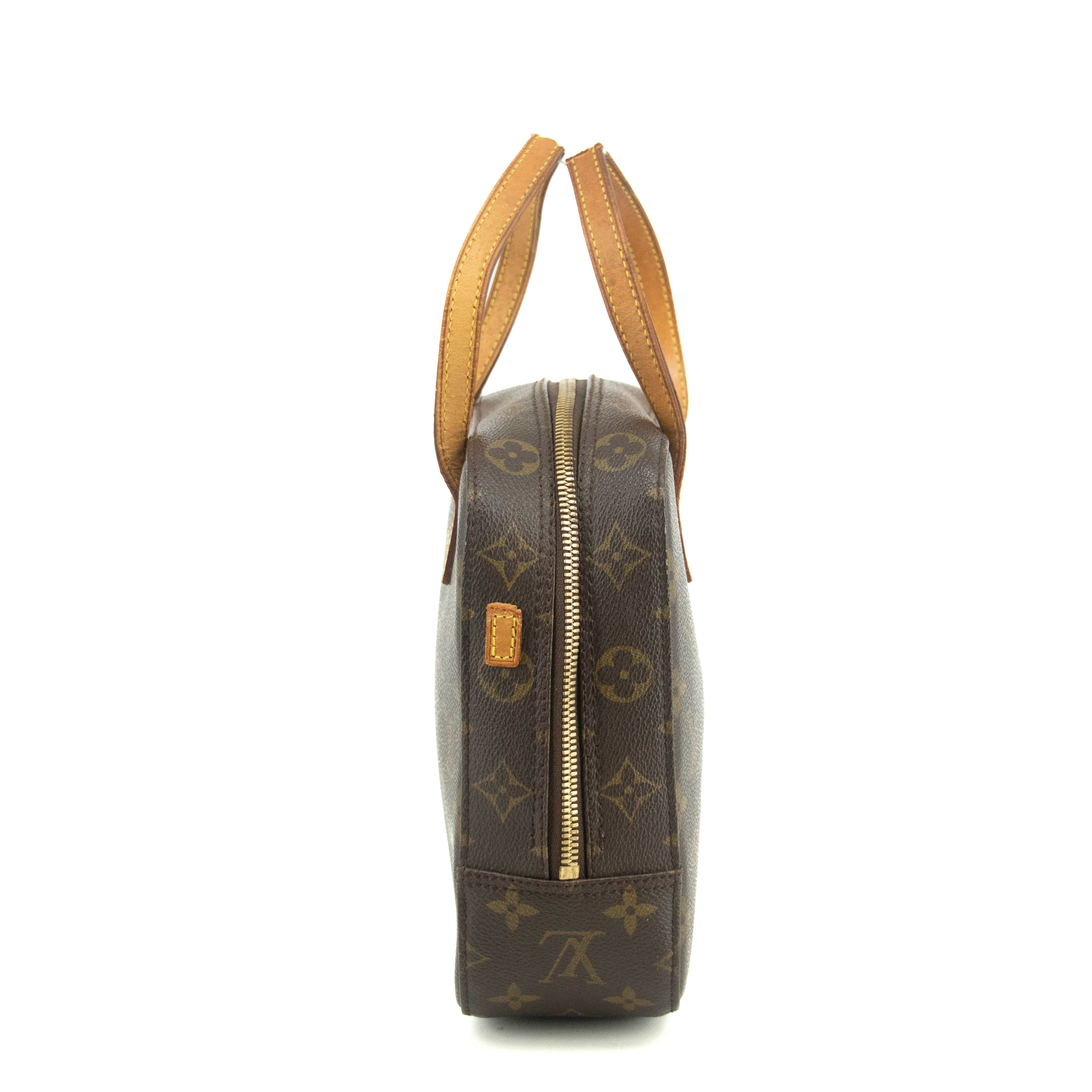 Louis Vuitton Monogram Canvas Brown Spontini Top Handle Tote Bag #4748