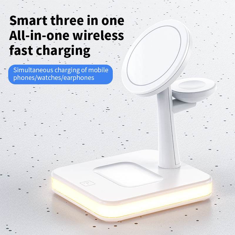 4 In 1 Magnetic Wireless Charger Stand For IPhone 14/13/12 Pro Max Apple Apple 8 7 6 Airpods Fast Charging Dock Station
