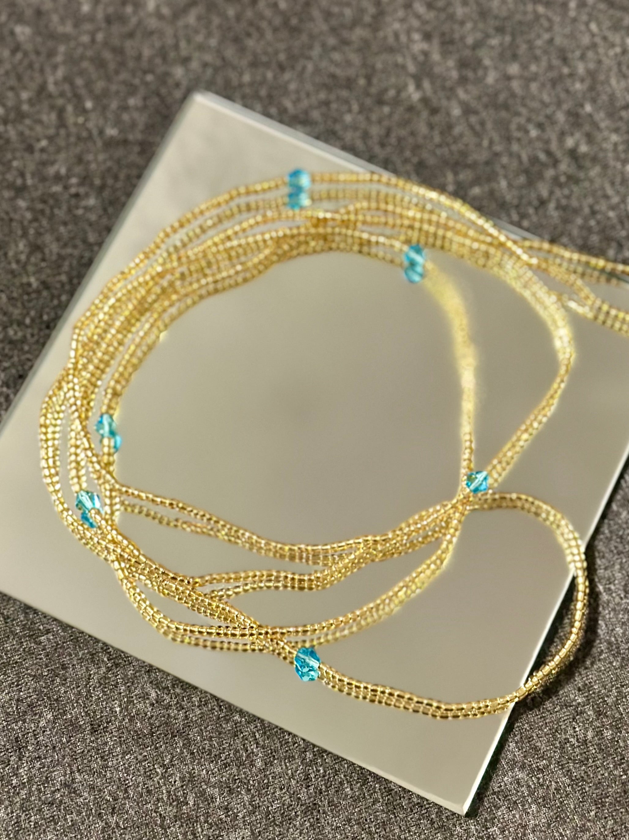 Gold/Turquoise