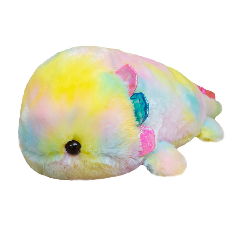 Cute Rainbow Plush Salamander