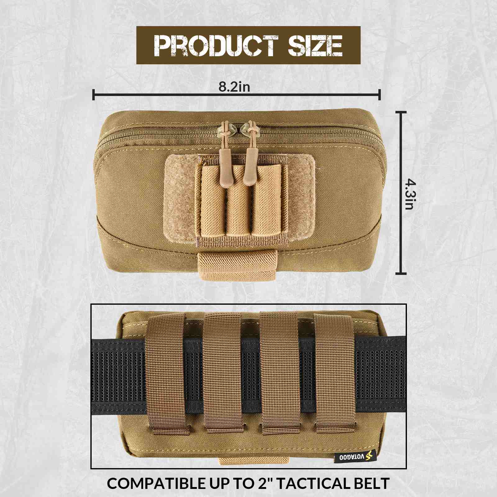Votagoo Tactical Molle Admin Pouch