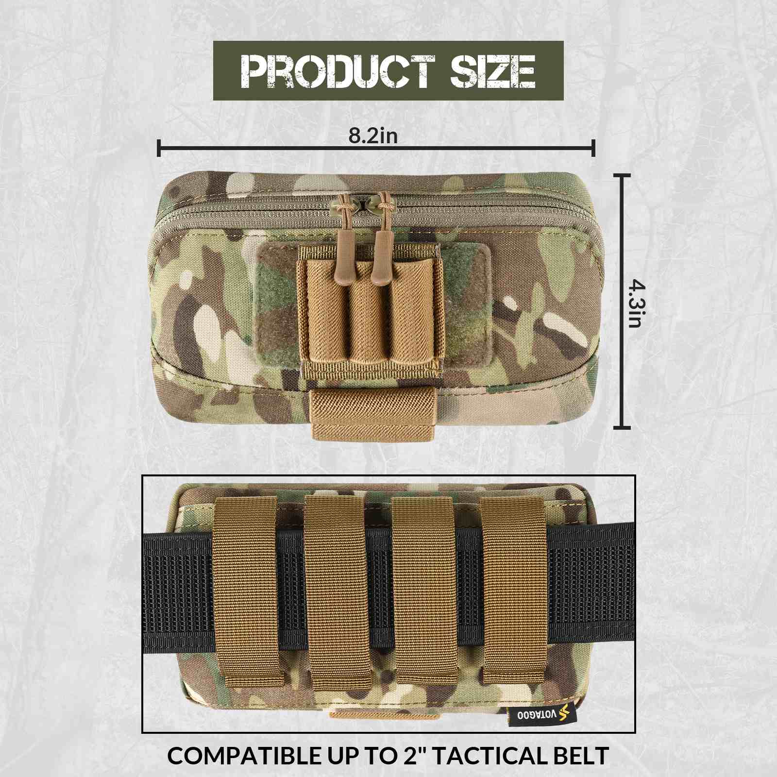 Votagoo Tactical Molle Admin Pouch