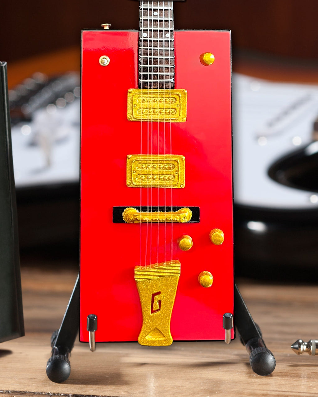 Bo Diddley Signature Firebird Red Gretsch G6138 Box Mini Guitar Model