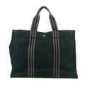 Hermes Fourre Toout Canvas Black Tote #5236